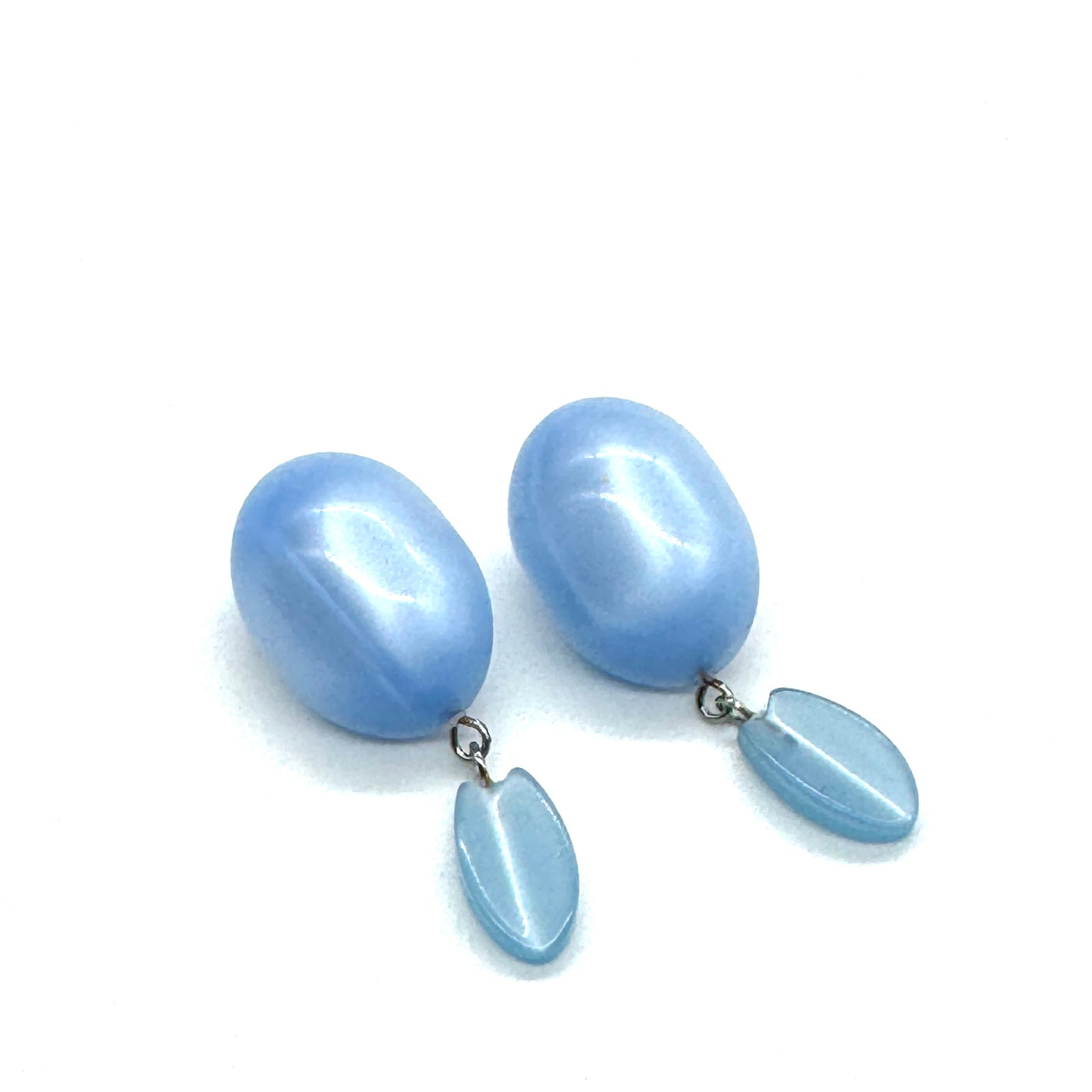 Icy Petal Moonglow Earrings