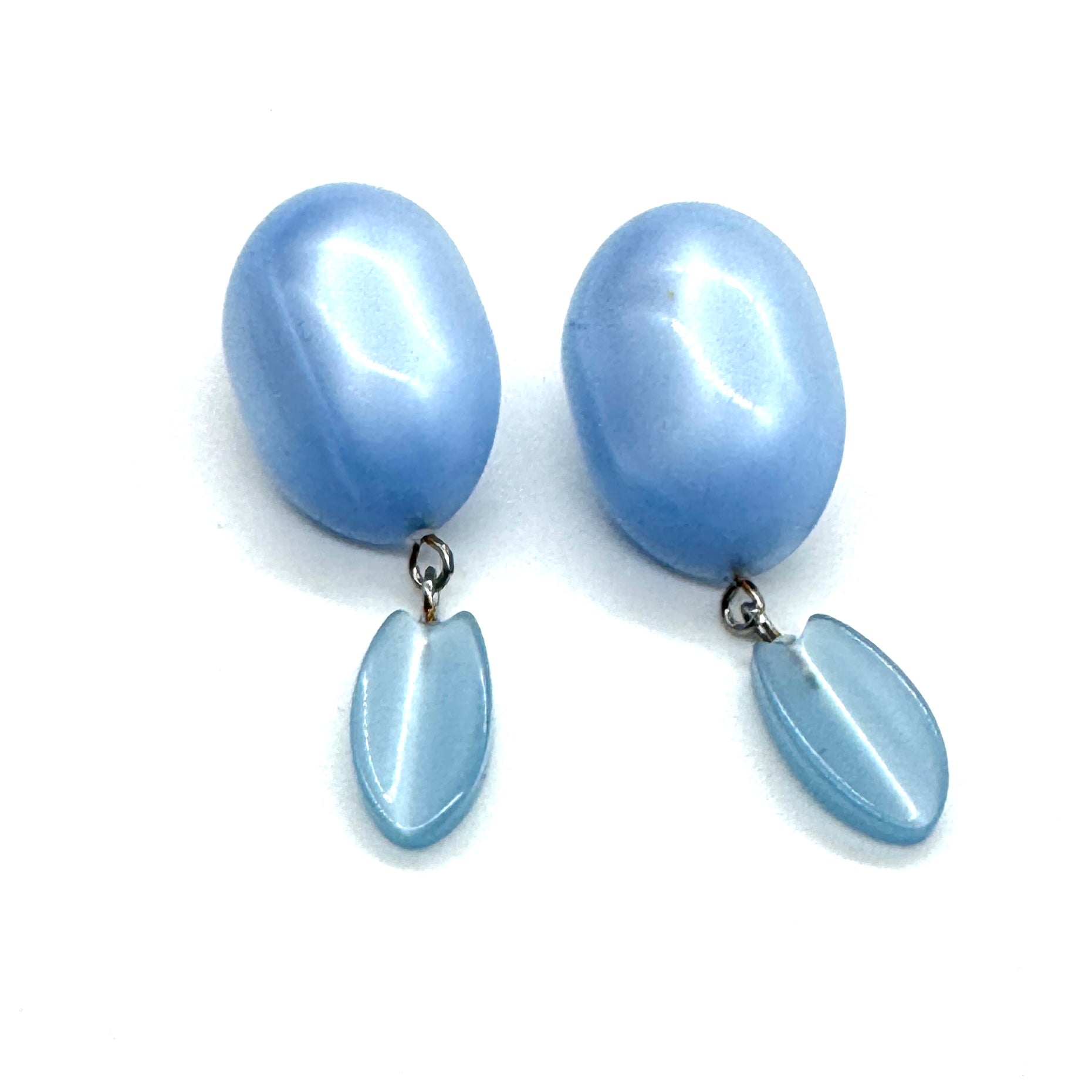 Icy Petal Moonglow Earrings