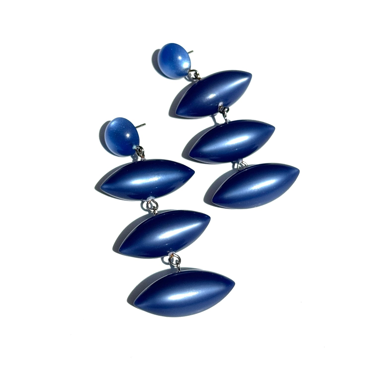 Sapphire Glow Drop Earrings