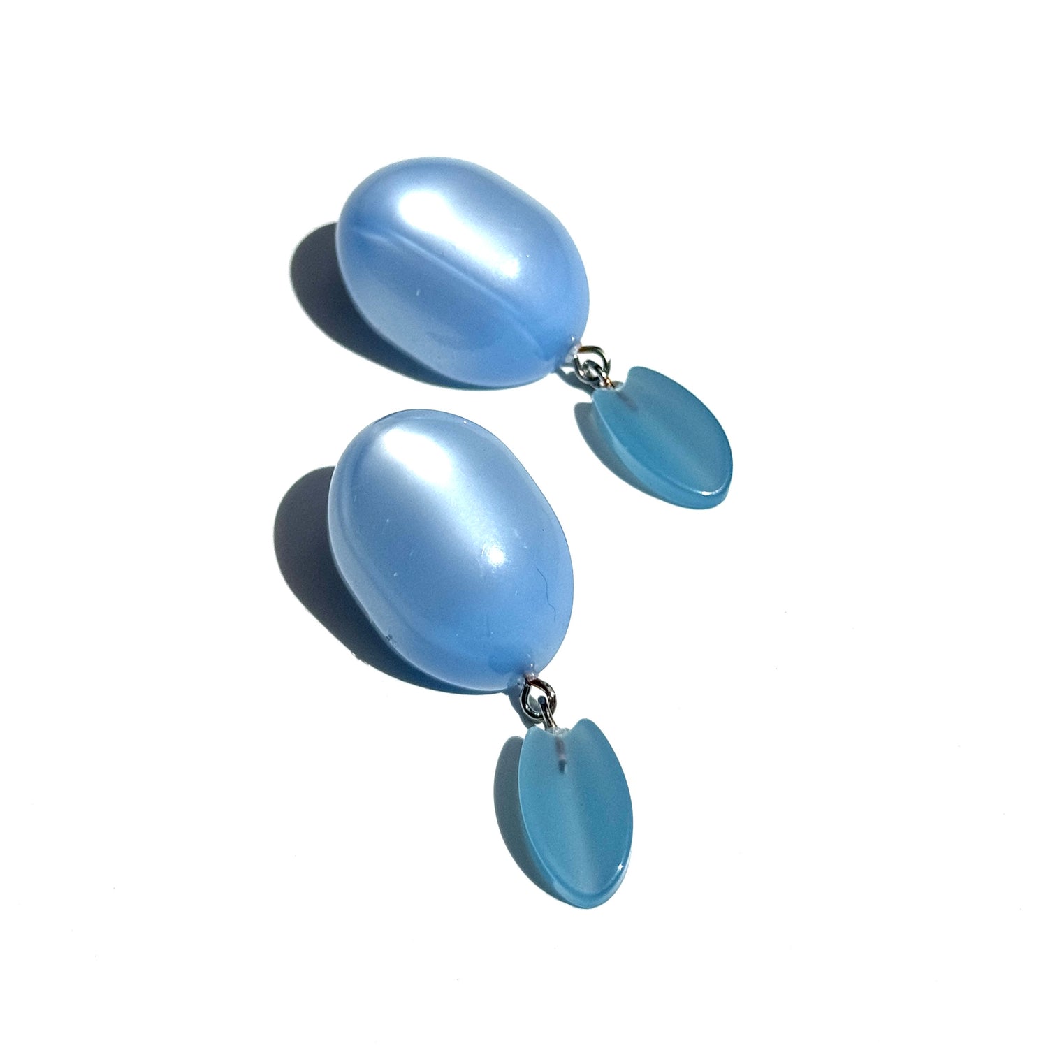 Icy Petal Moonglow Earrings