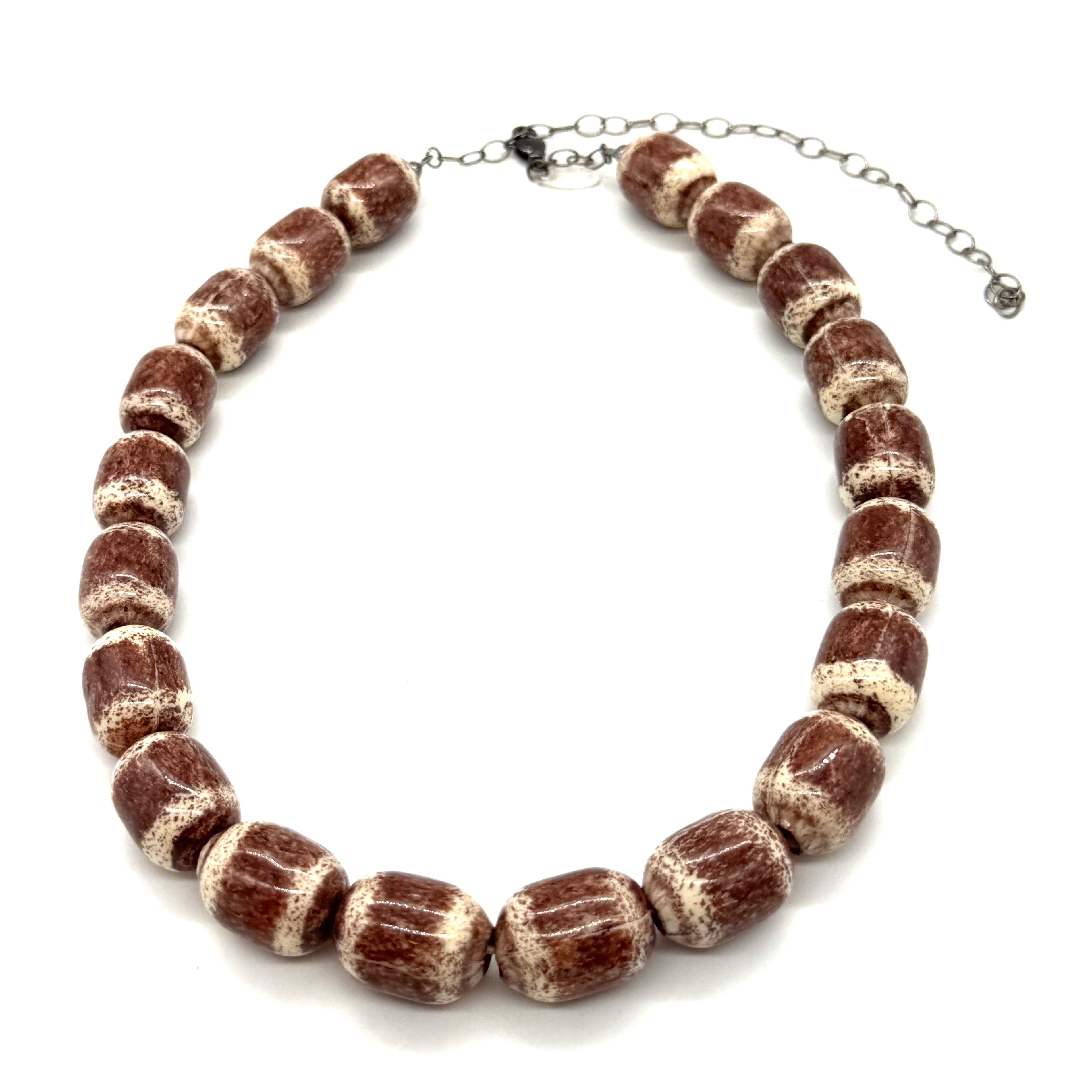 Root Beer Barrel Marco Necklace