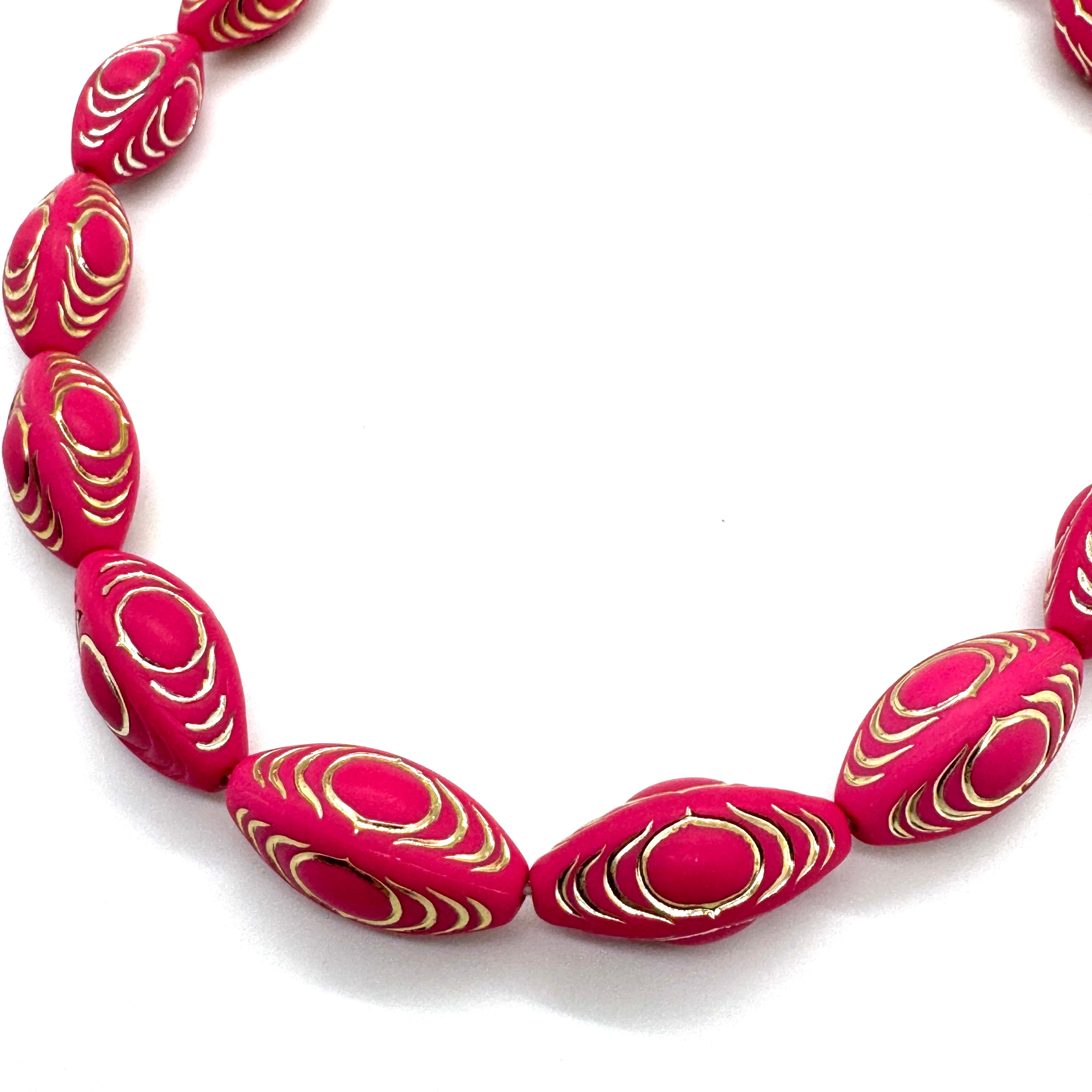 Fuchsia GoGo Marco Necklace