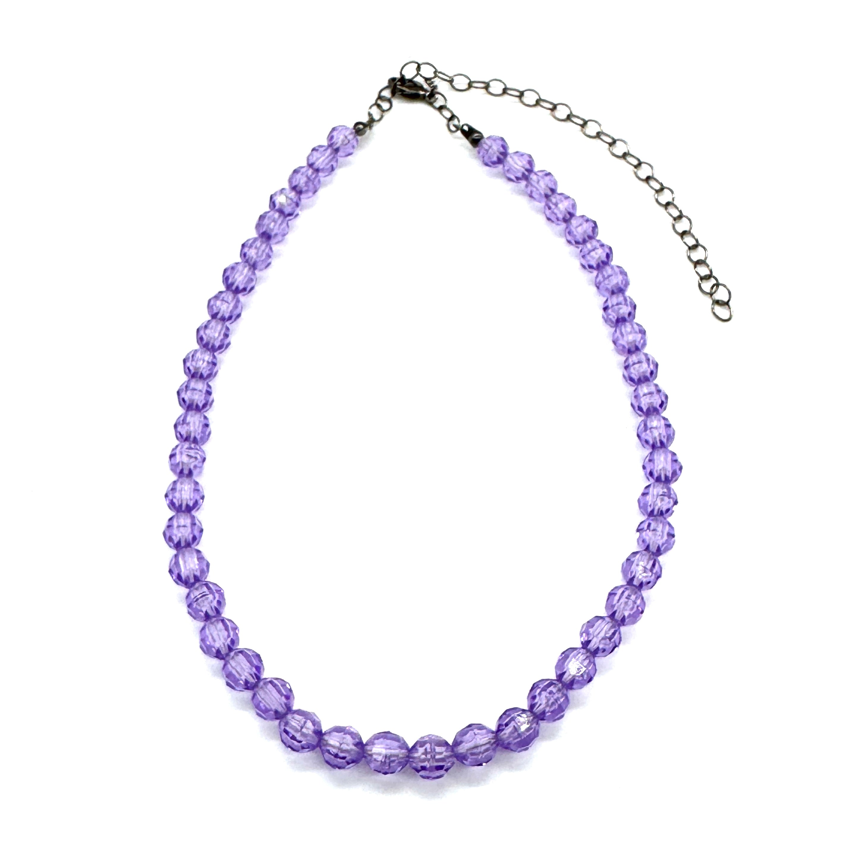 Violet Facets Marco Necklace