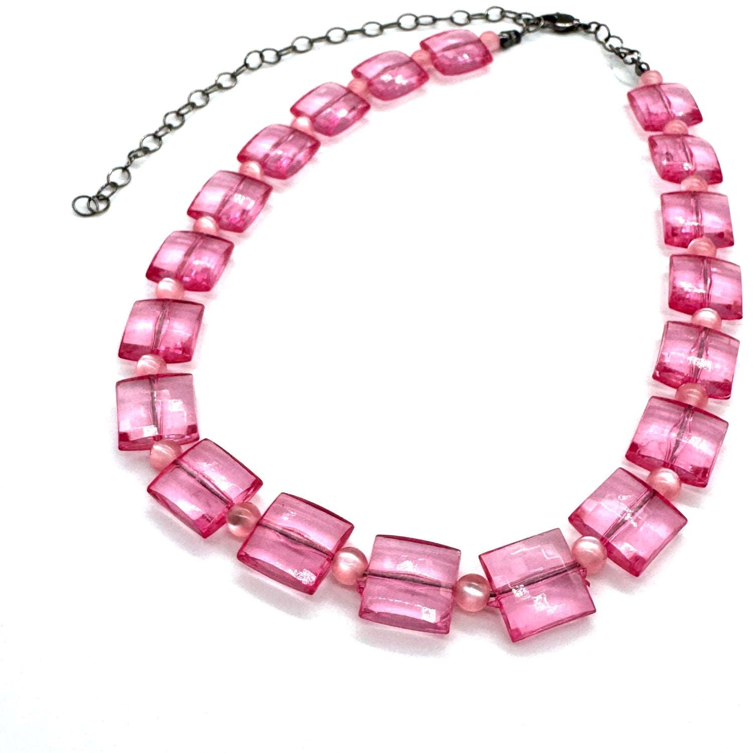 Strawberry Starburst Marco Necklace
