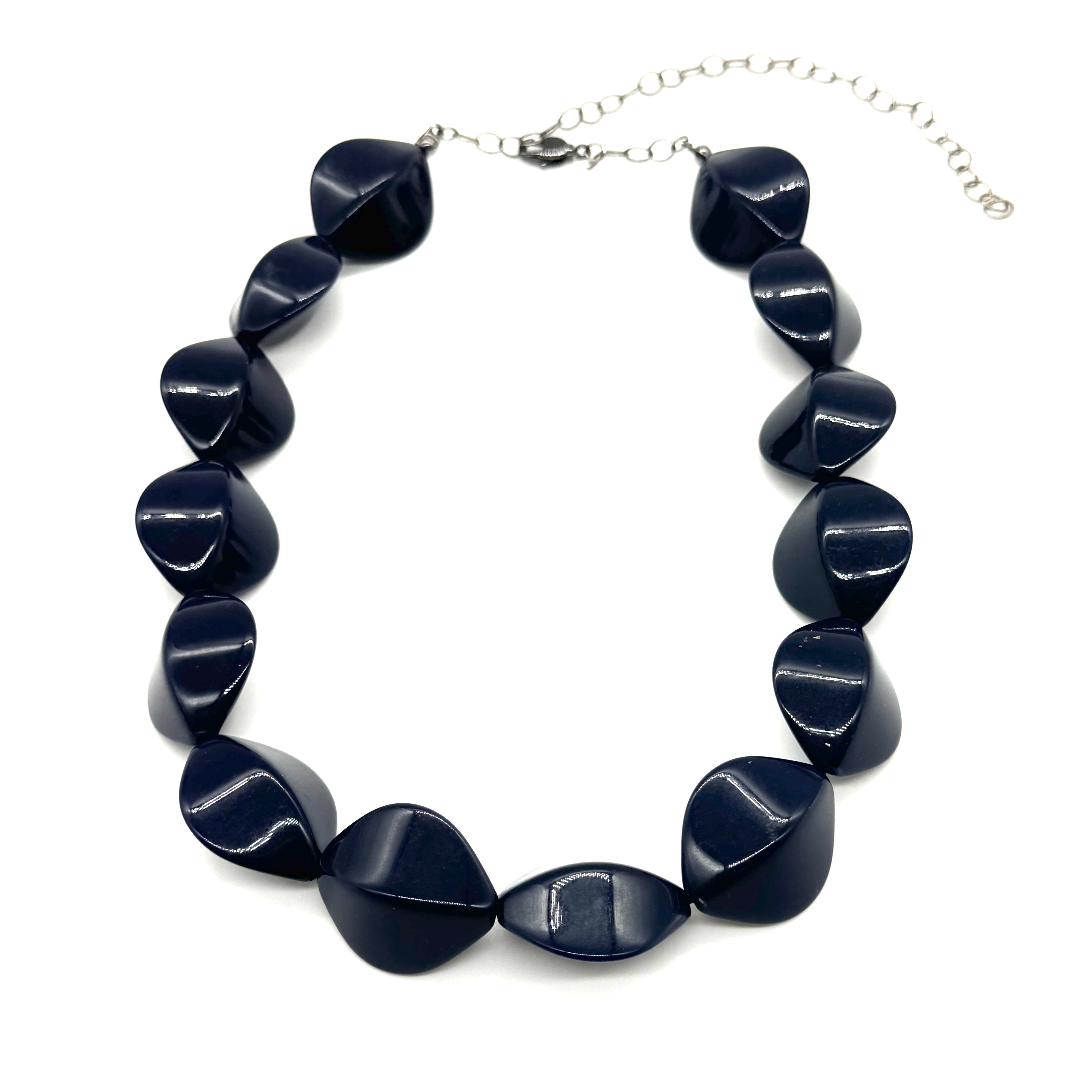 Nouveau Navy Marco Necklace