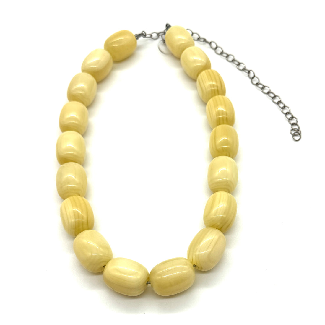 Marbled Cream Marco Necklace
