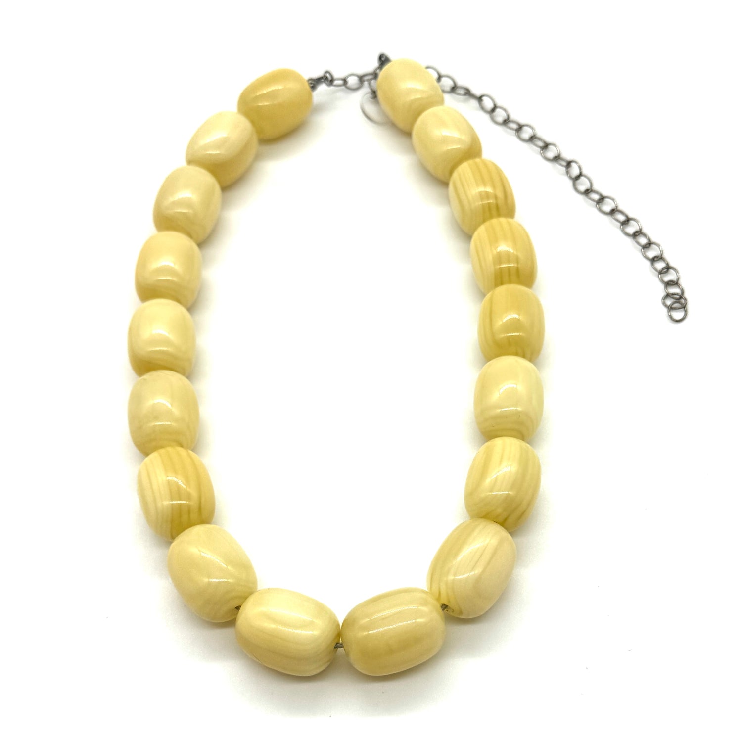 Marbled Cream Marco Necklace