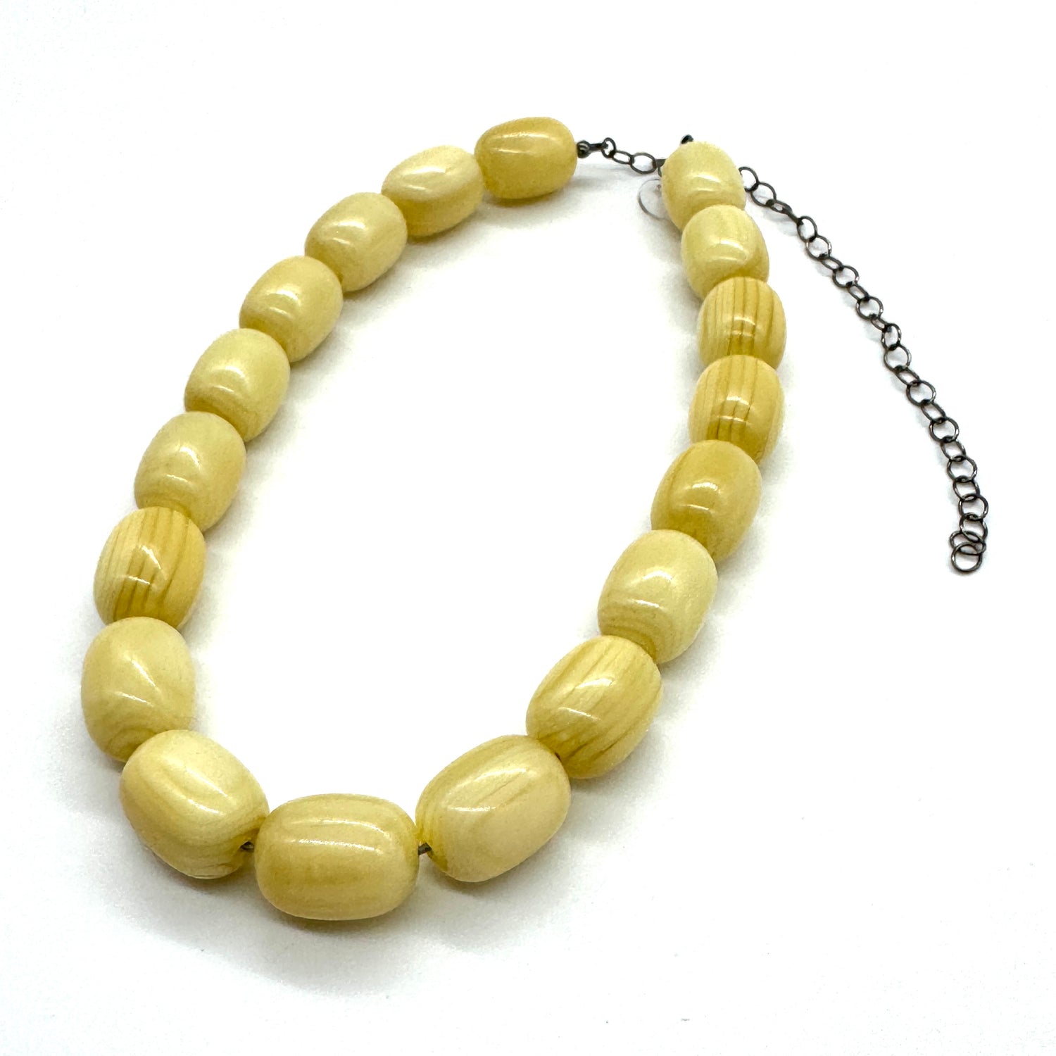 Marbled Cream Marco Necklace