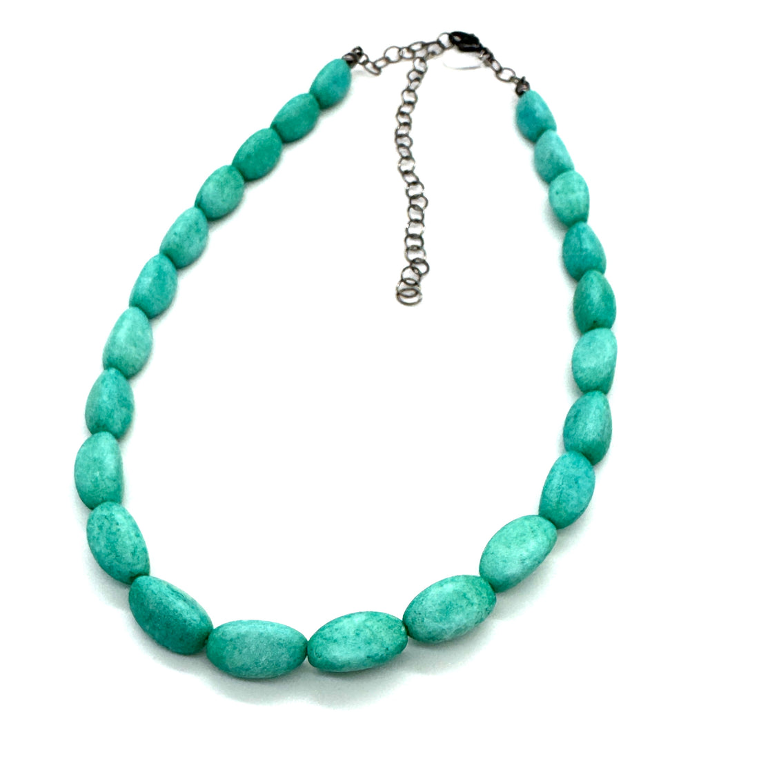 Pebbled Teal Marco Necklace
