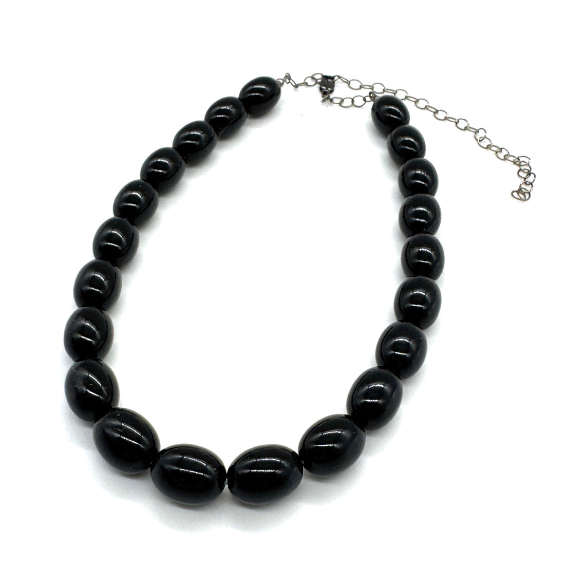 Onyx Ovals Marco Necklace