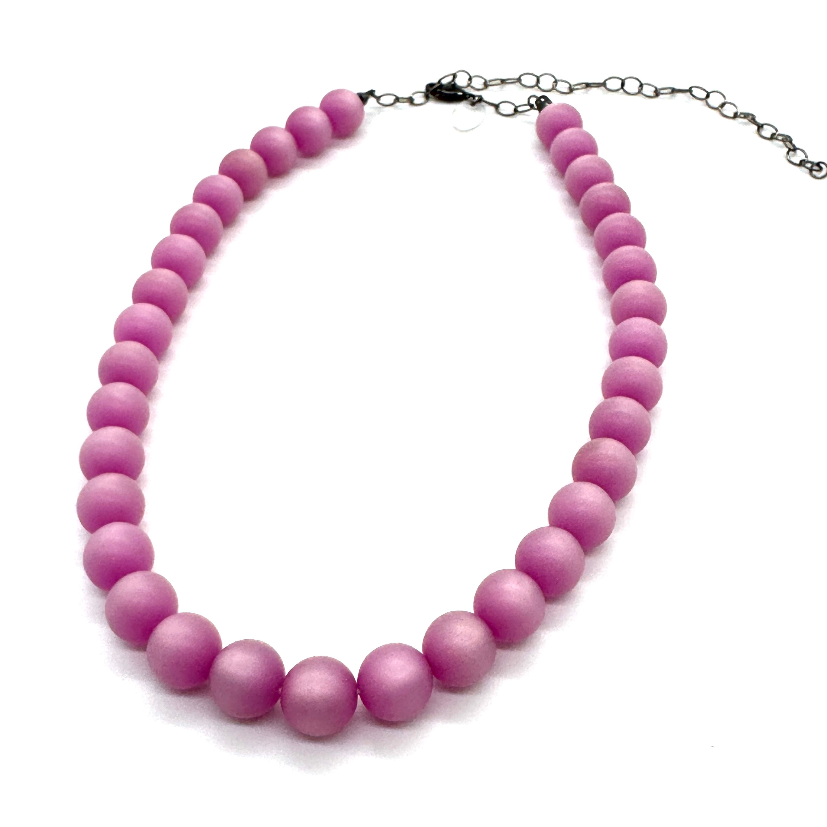 Orchid Matte Moonglow Marco Necklace