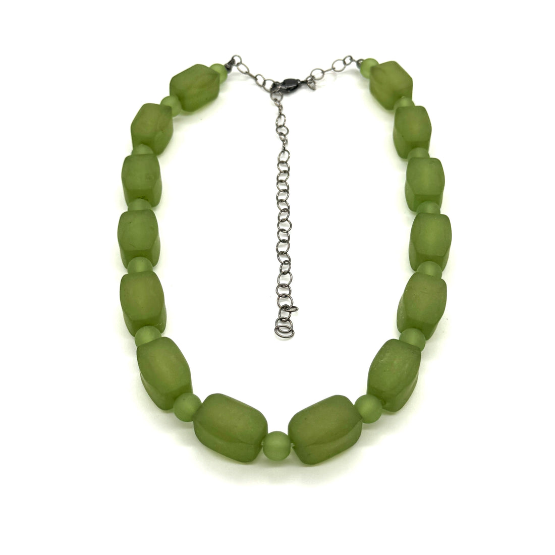 Olive Cubes Marco Necklace