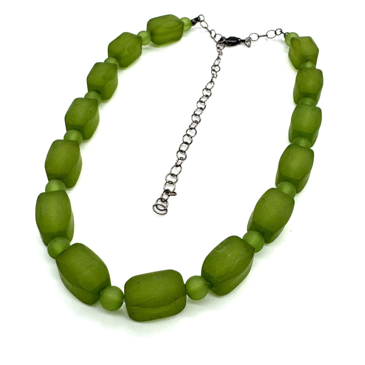 Olive Cubes Marco Necklace