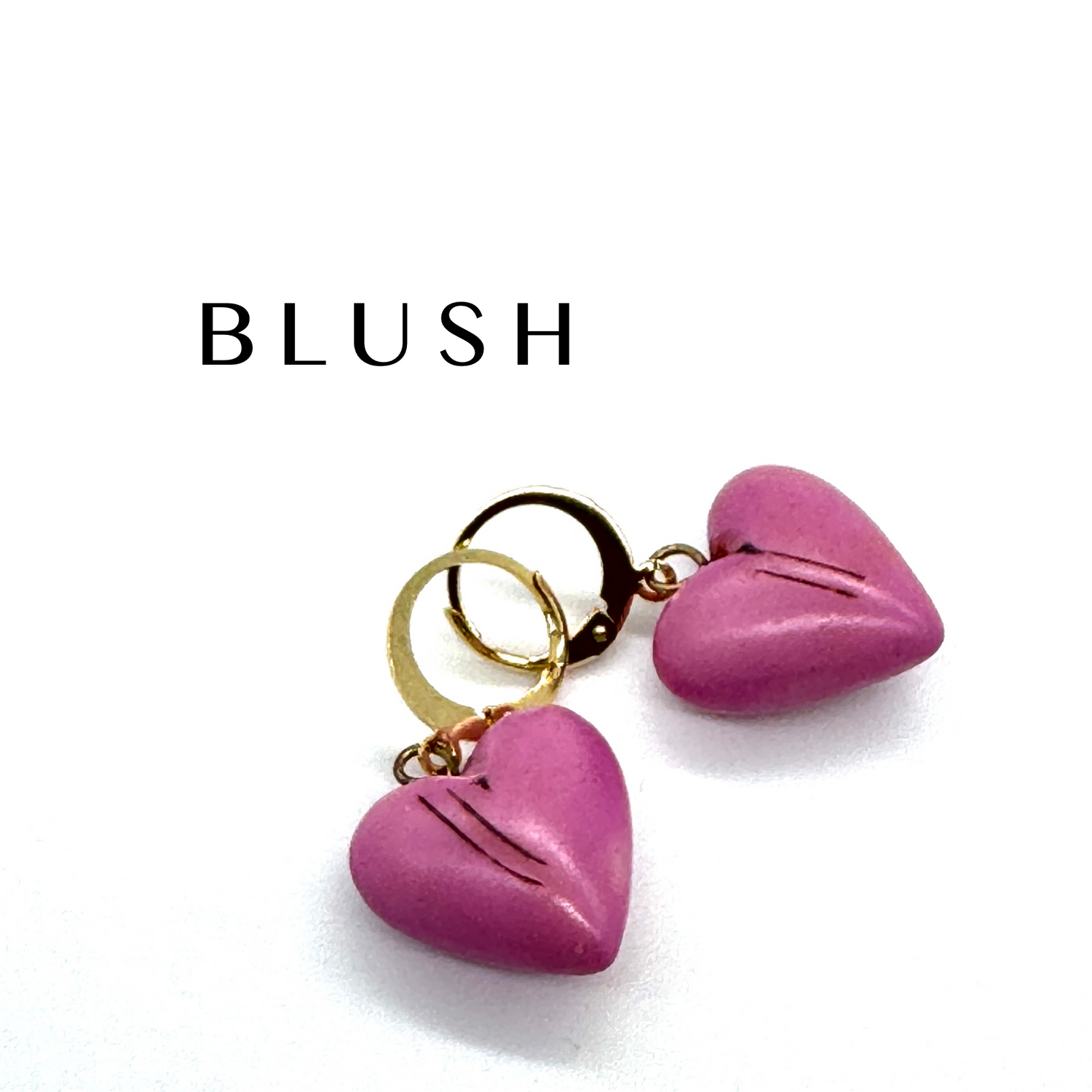 Mini Love Puff Heart Earrings