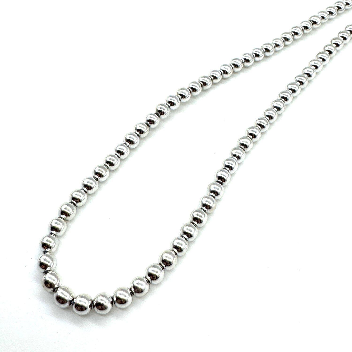 Sleek Silver Marco Necklace
