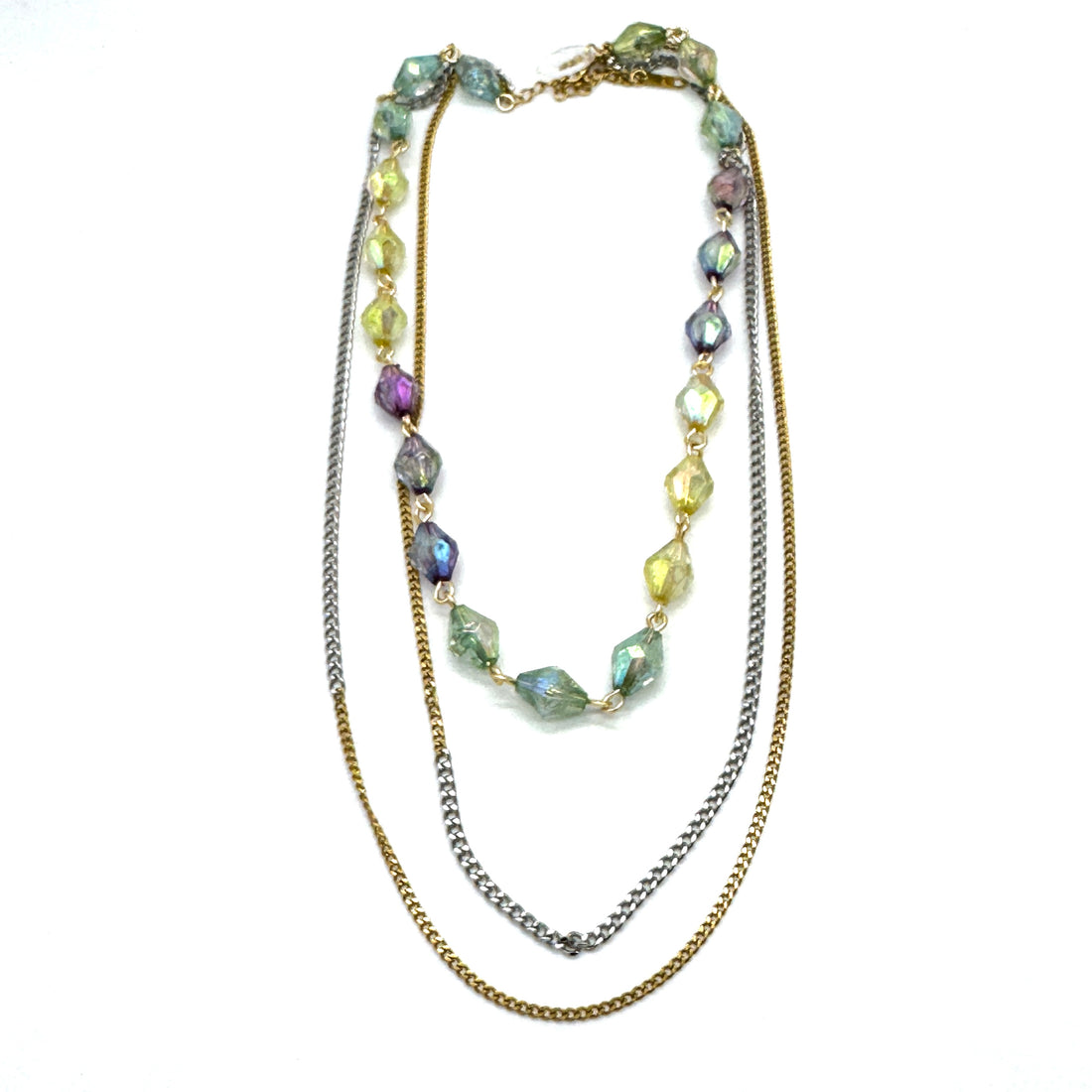 Mixed Signal Aura Trifecta Necklace