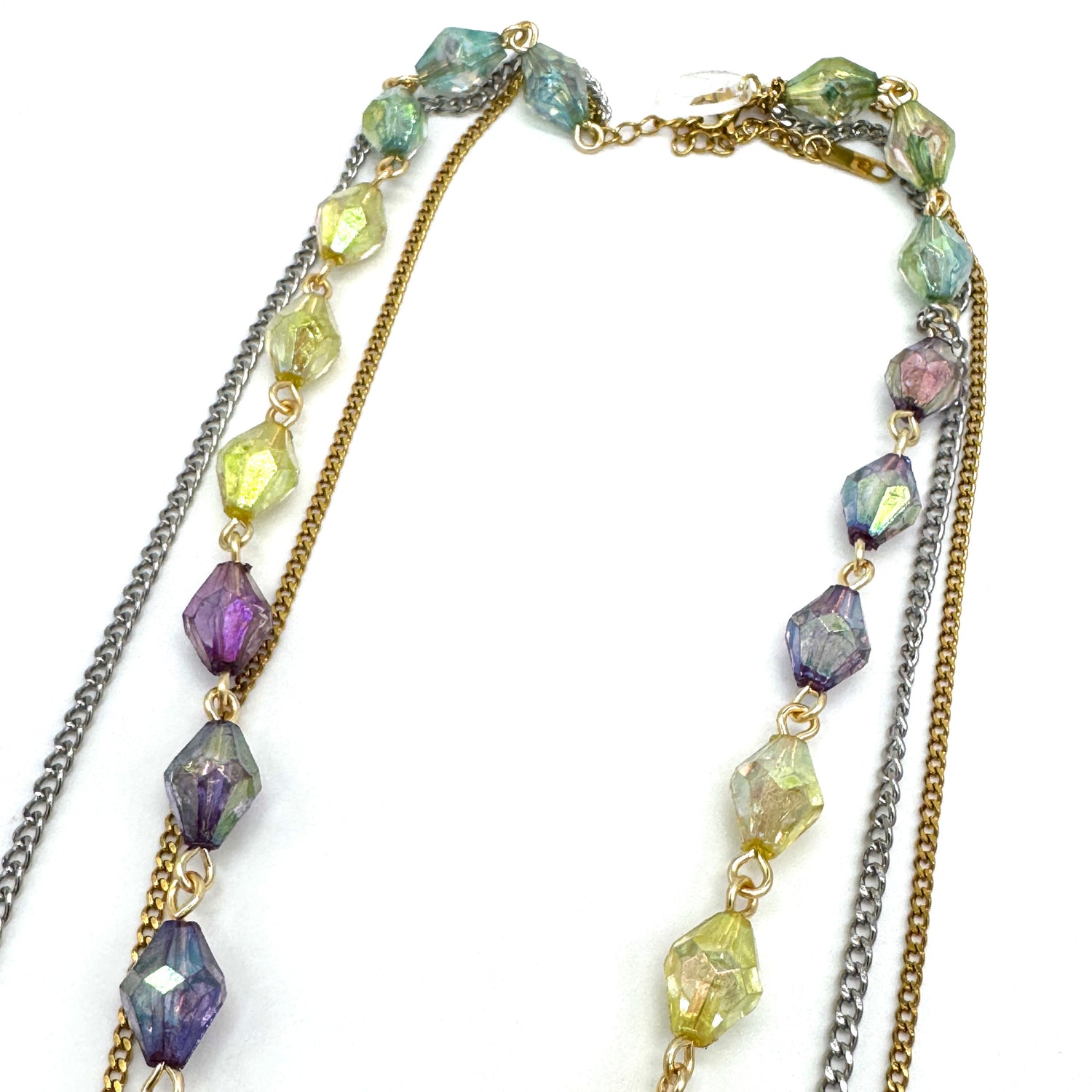 Mixed Signal Aura Trifecta Necklace