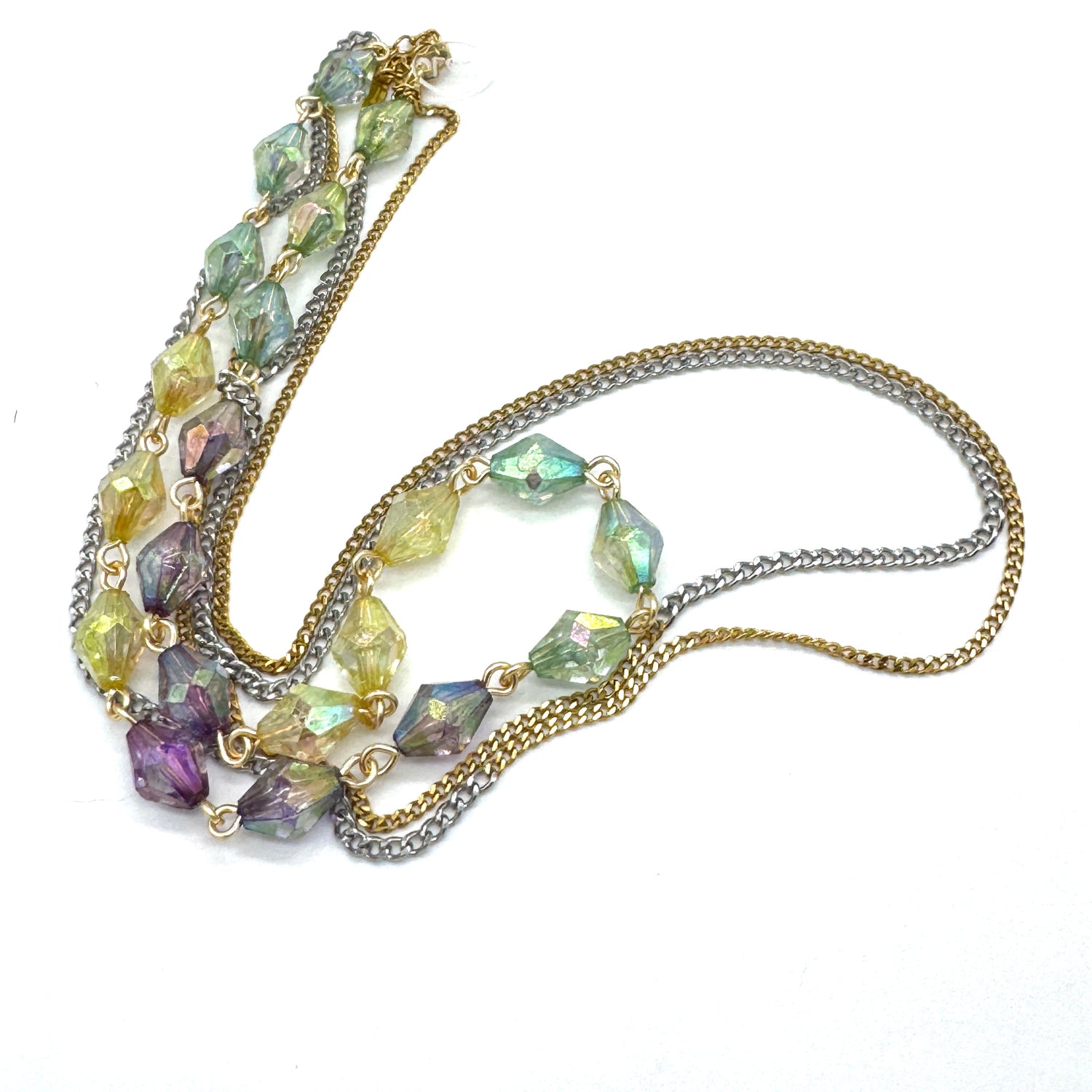 Mixed Signal Aura Trifecta Necklace