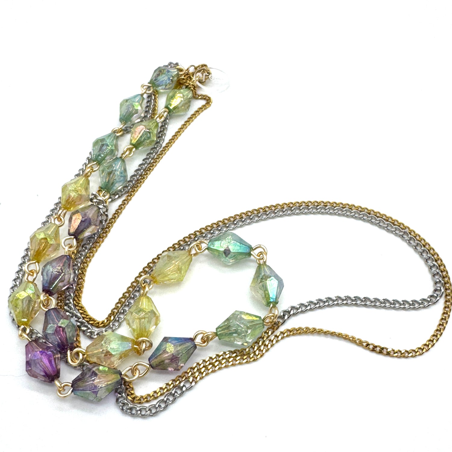Mixed Signal Aura Trifecta Necklace