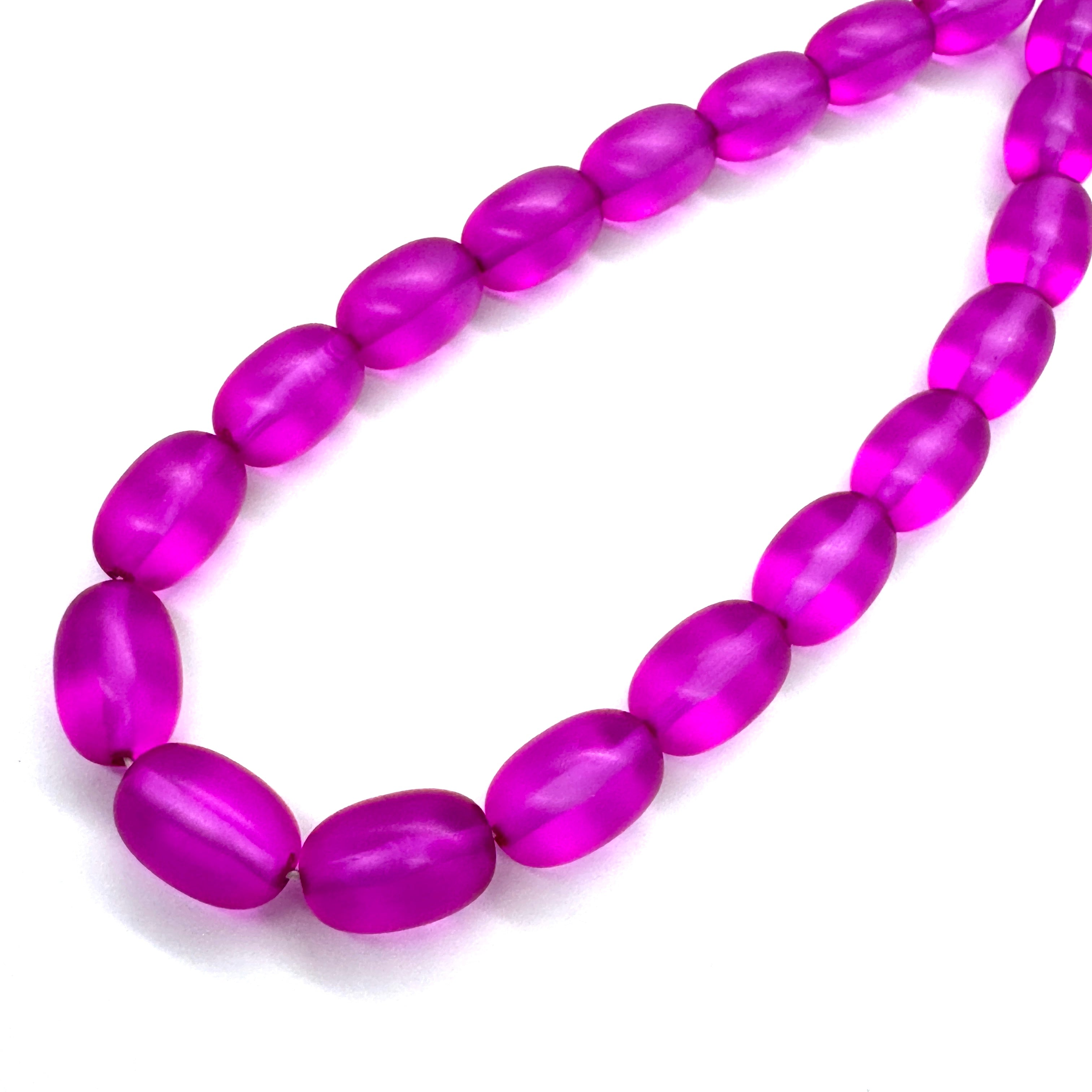 Frosted Fuchsia Marco Necklace