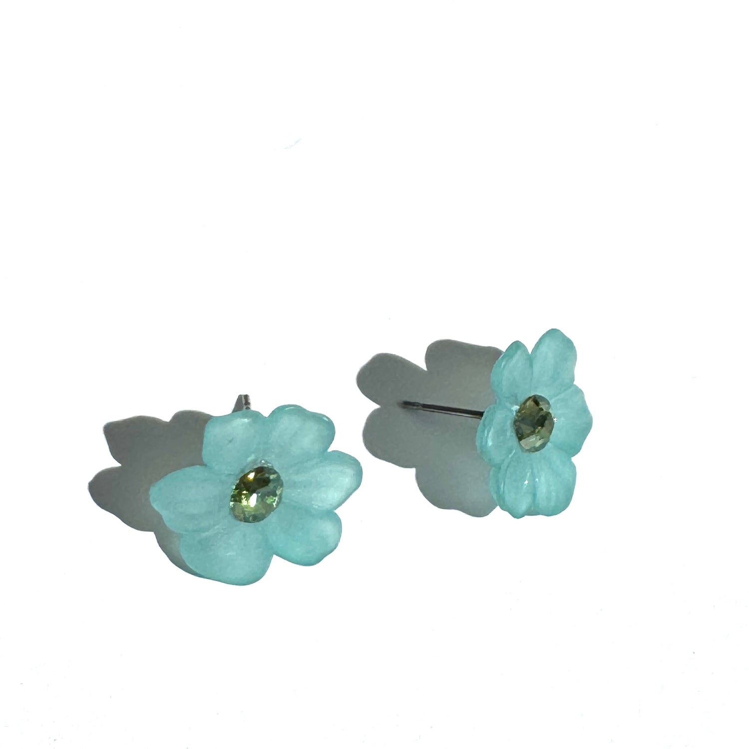 Crystal Bloom Stud Earrings