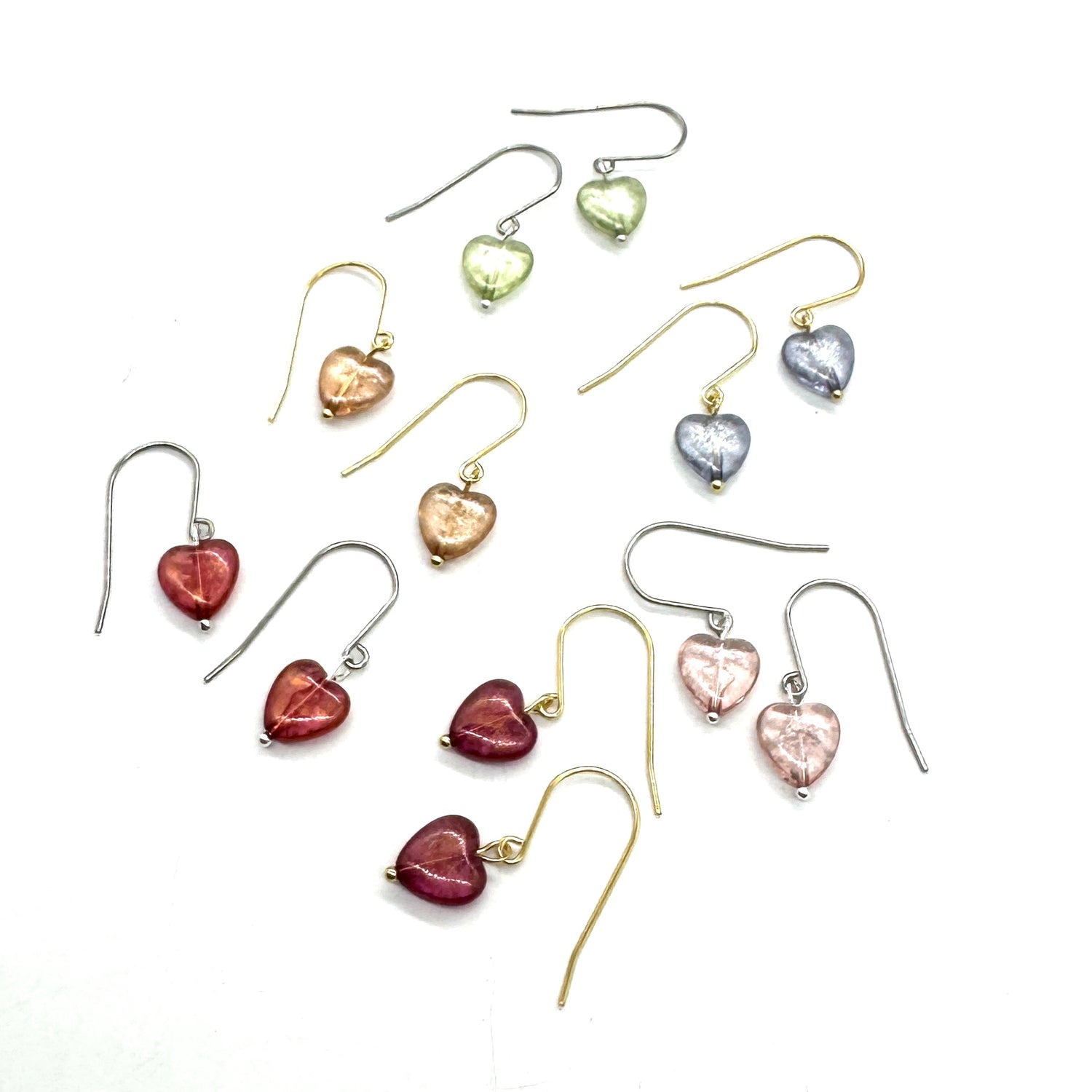 Mercury Mini Heart Earrings