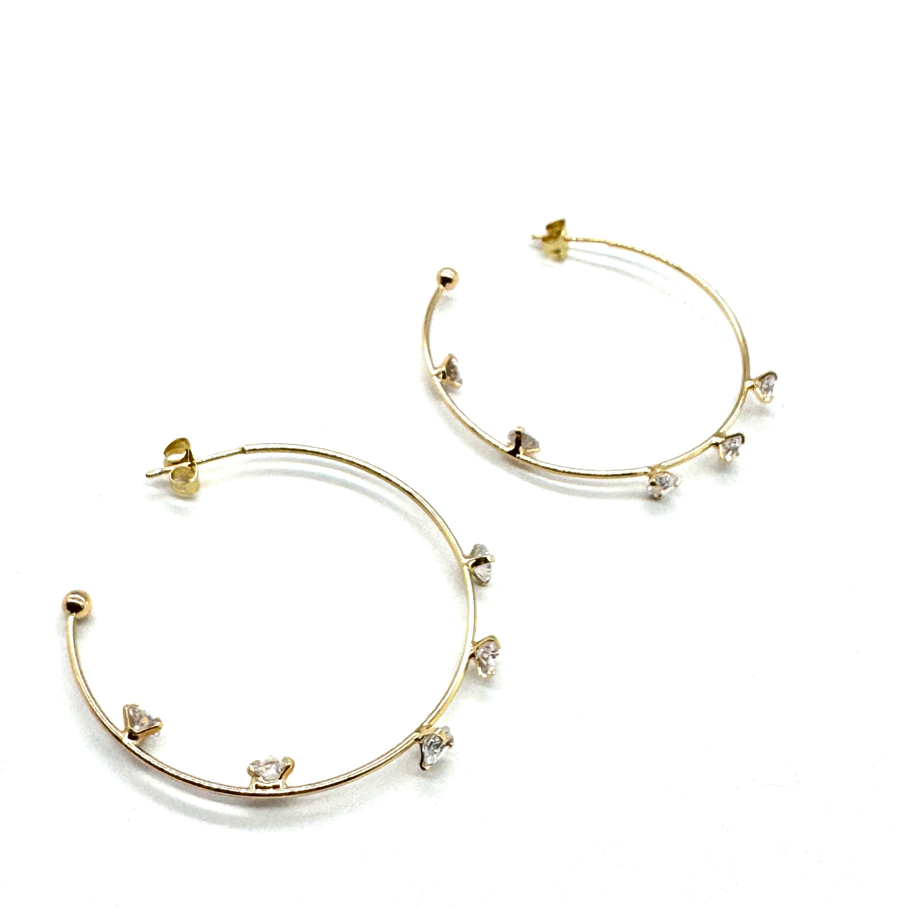 Fairy Dust Hoop Earrings