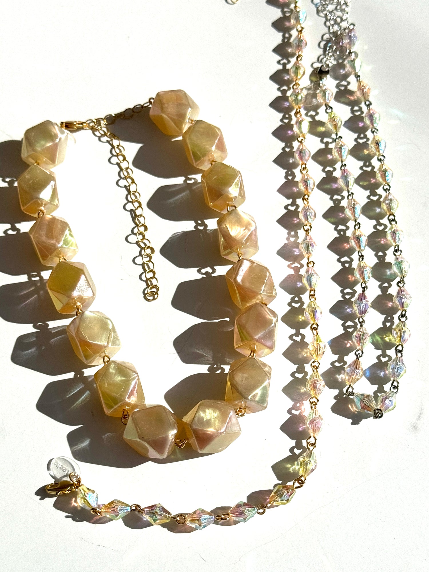 Silver Nugget Amelia Necklace