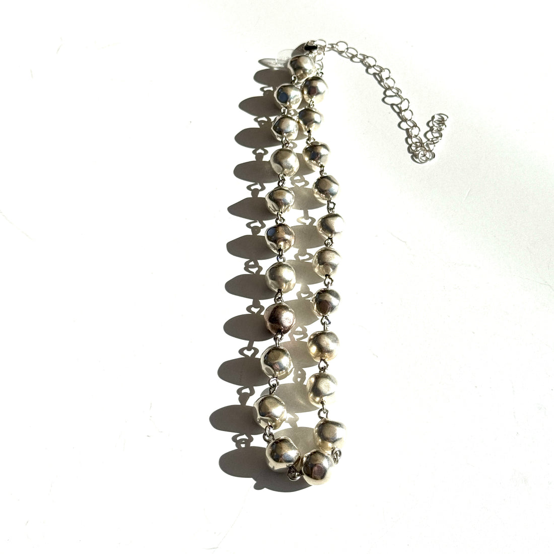 Silver Nugget Amelia Necklace