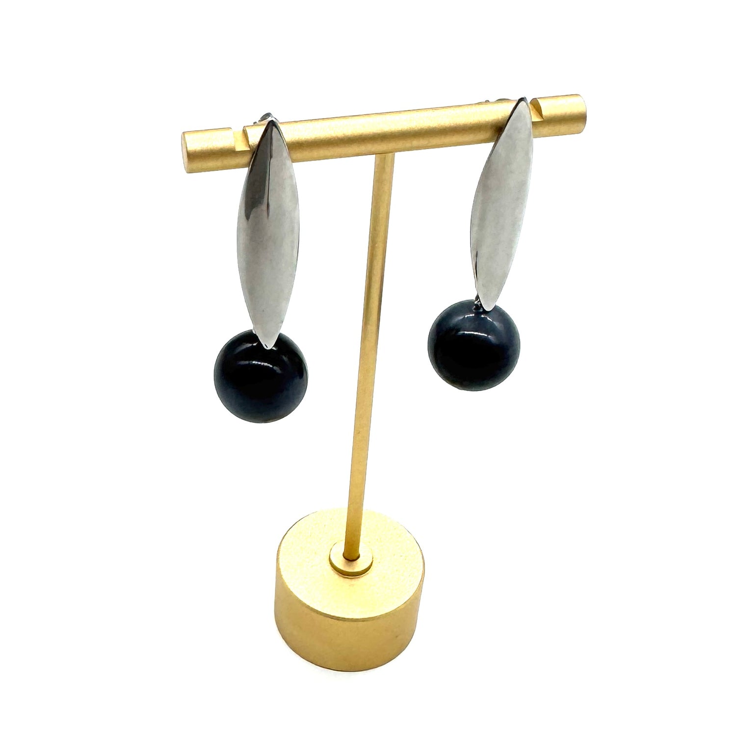 Eclipse Moonglow Pod Drop Earrings