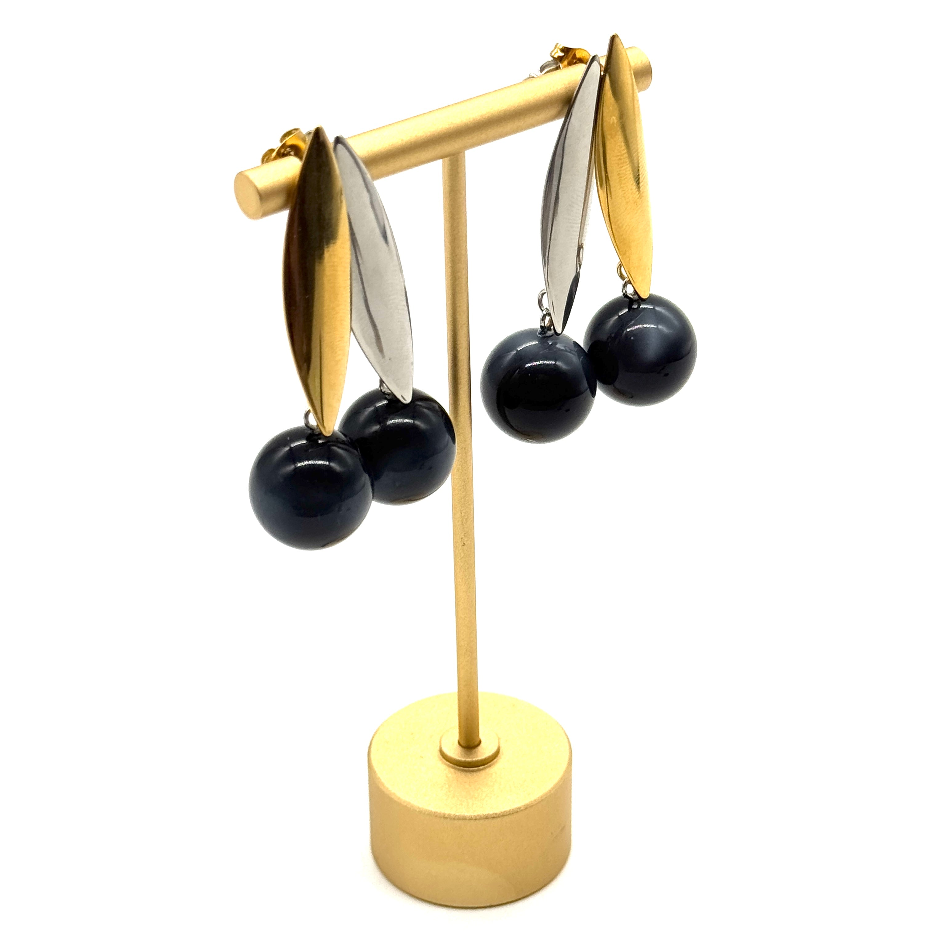 Eclipse Moonglow Pod Drop Earrings