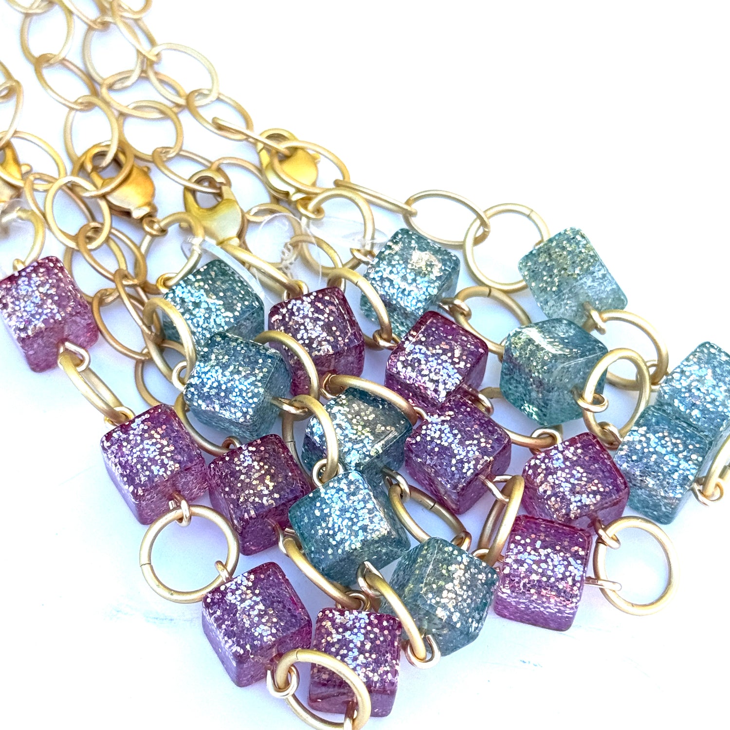 Glitter Cube Betsy Bracelet