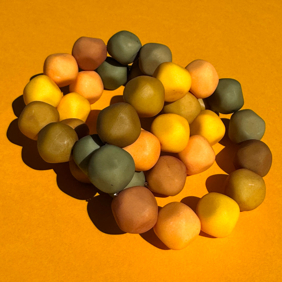 1970’s Kitchen Ombre’ Stack Bracelet