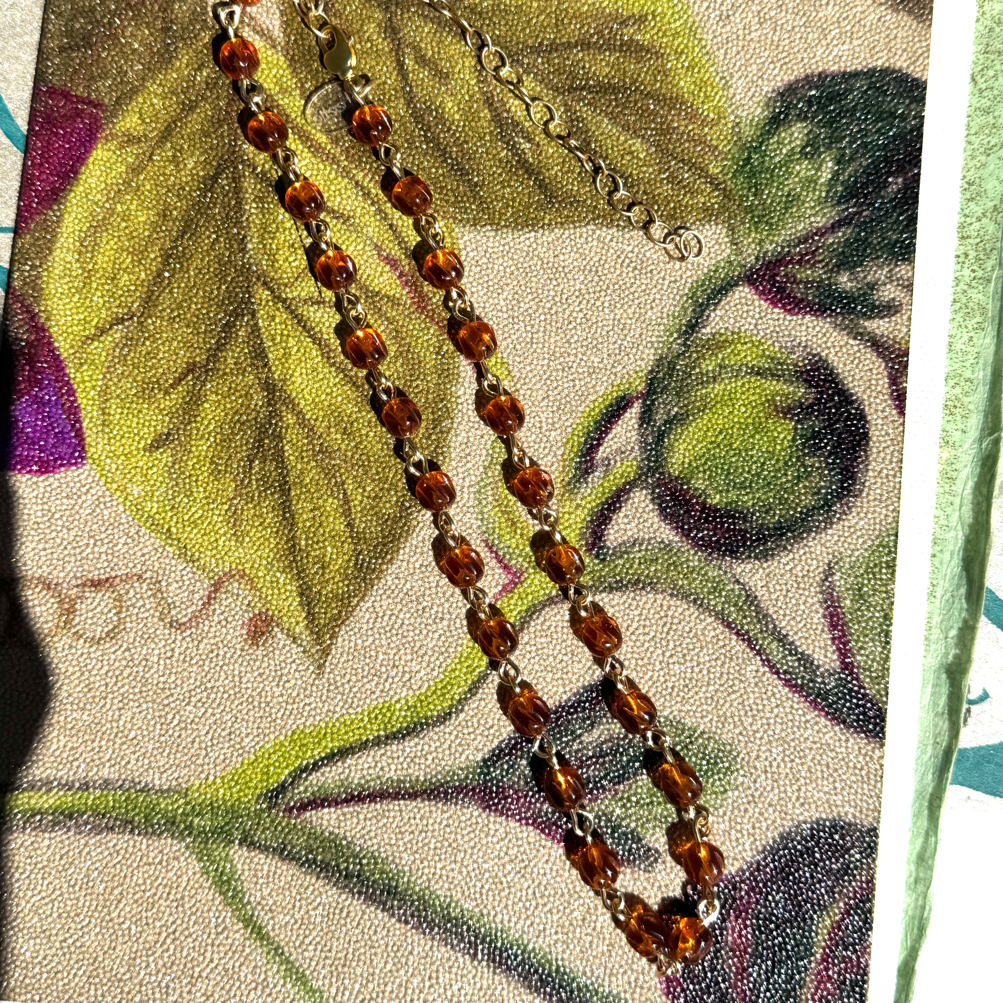 Golden Honey Amelia Necklace