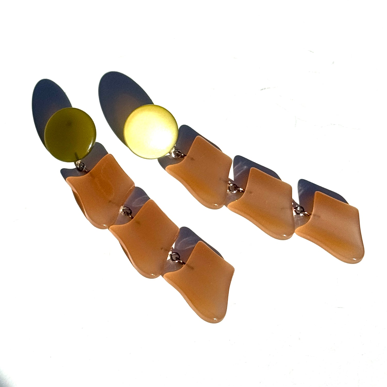 Olive &amp; Sand Moonglow Earrings