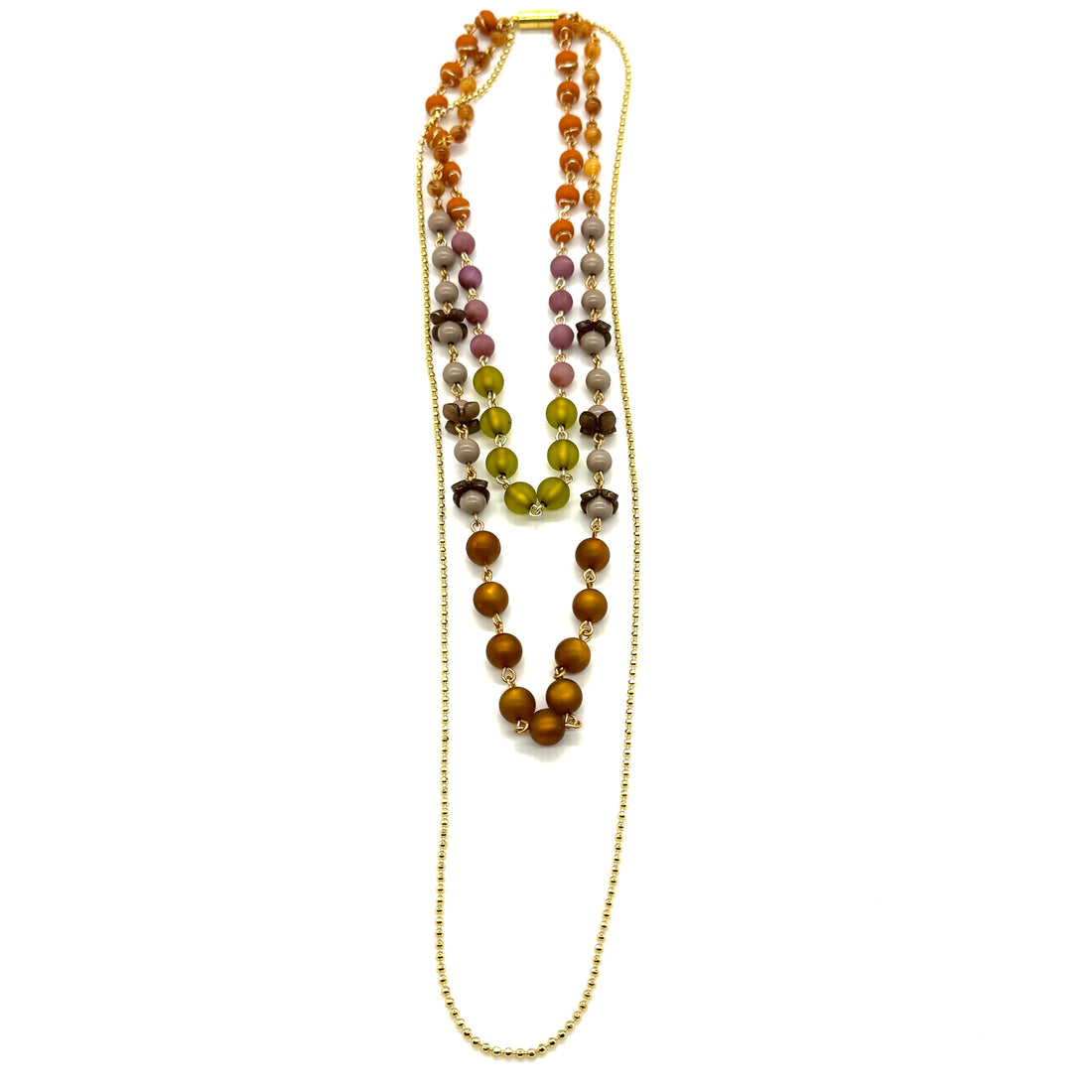 Marigold Meadow Trifecta Necklace