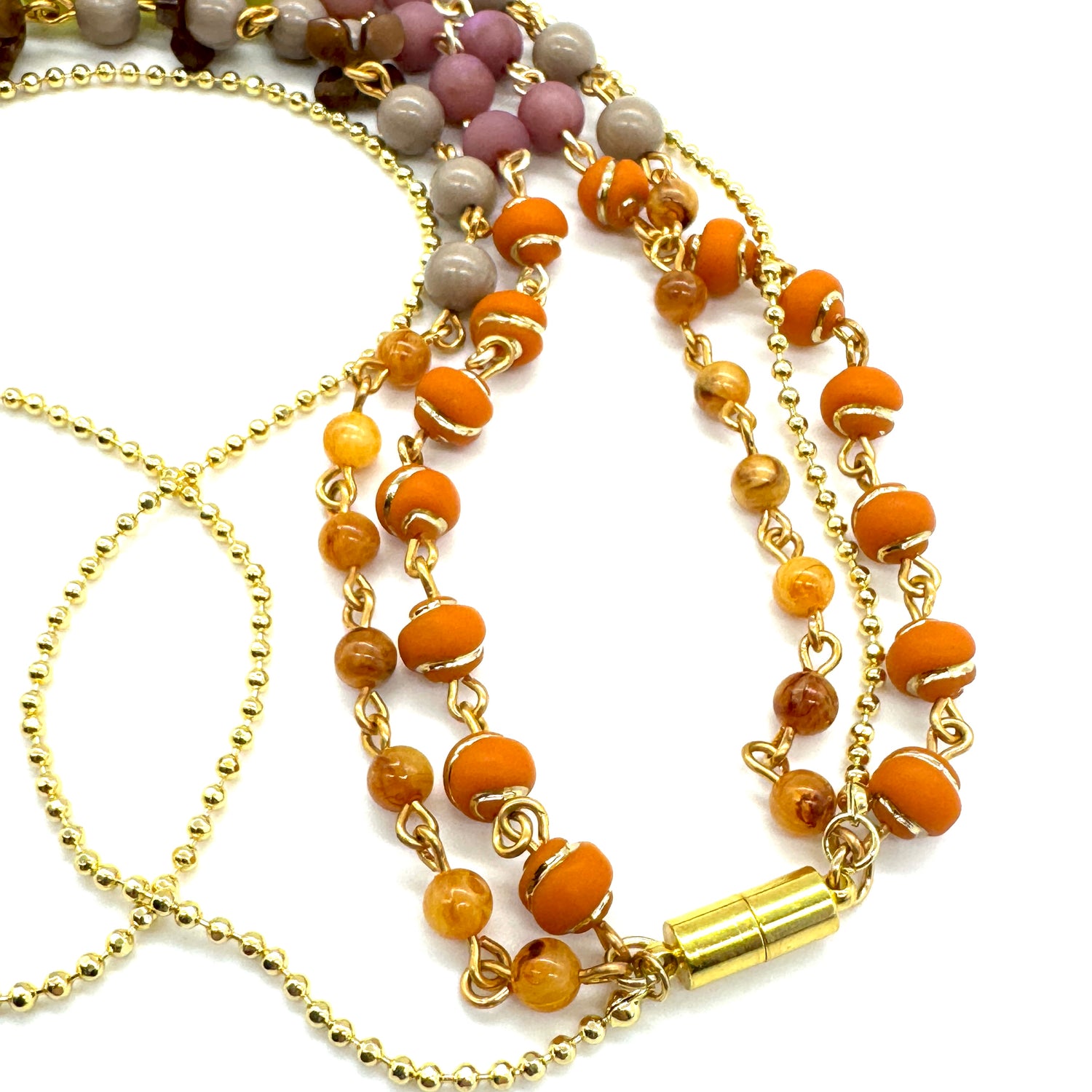 Marigold Meadow Trifecta Necklace