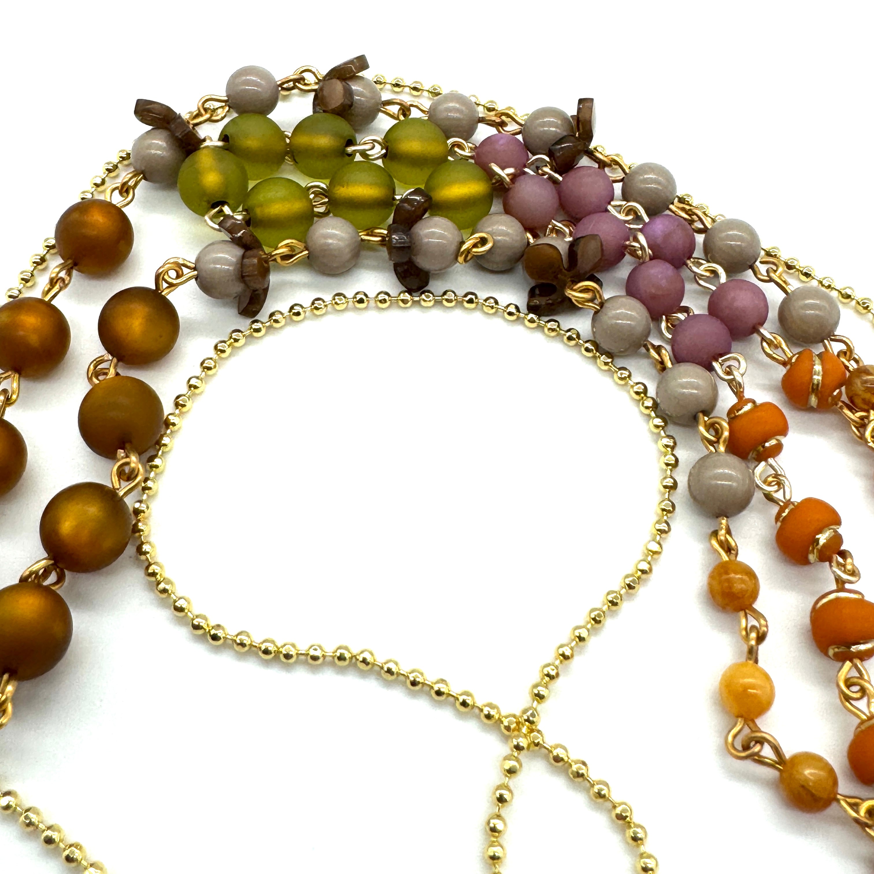 Marigold Meadow Trifecta Necklace