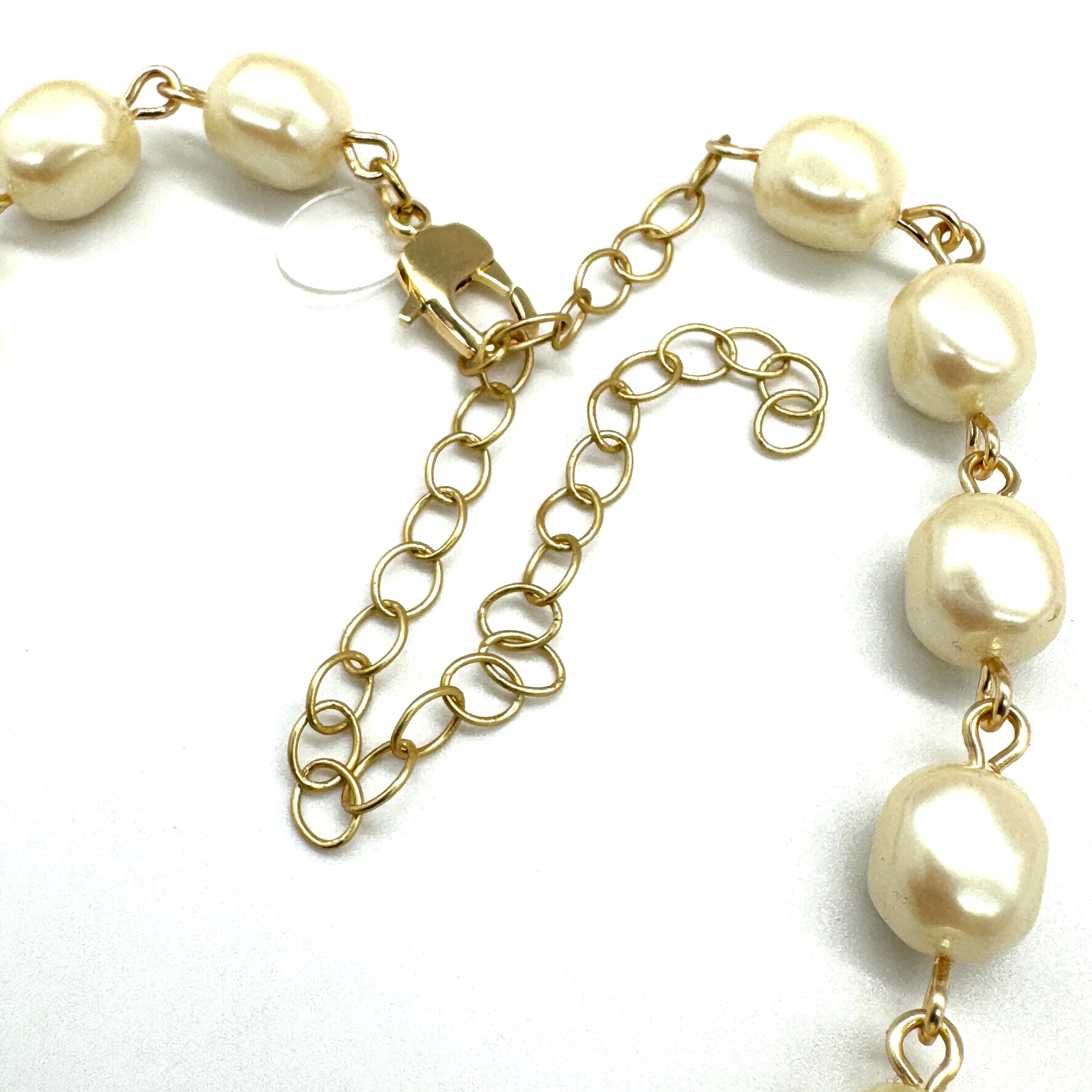 Winter Pine Pearl Necklace