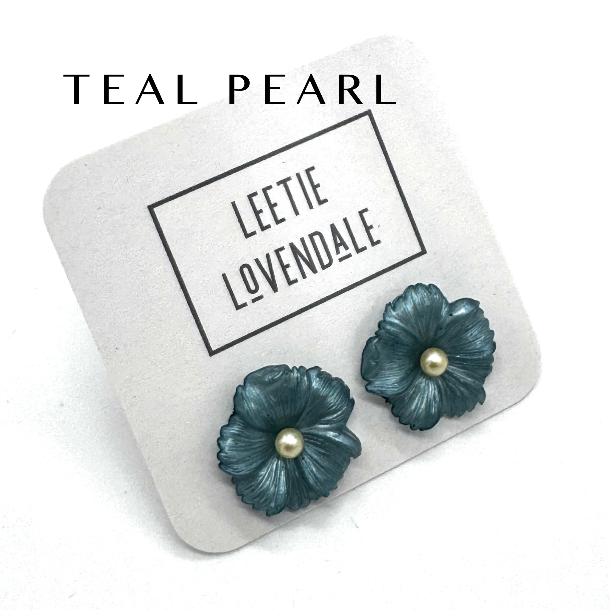 Poppy Flower Jacket Stud Earrings