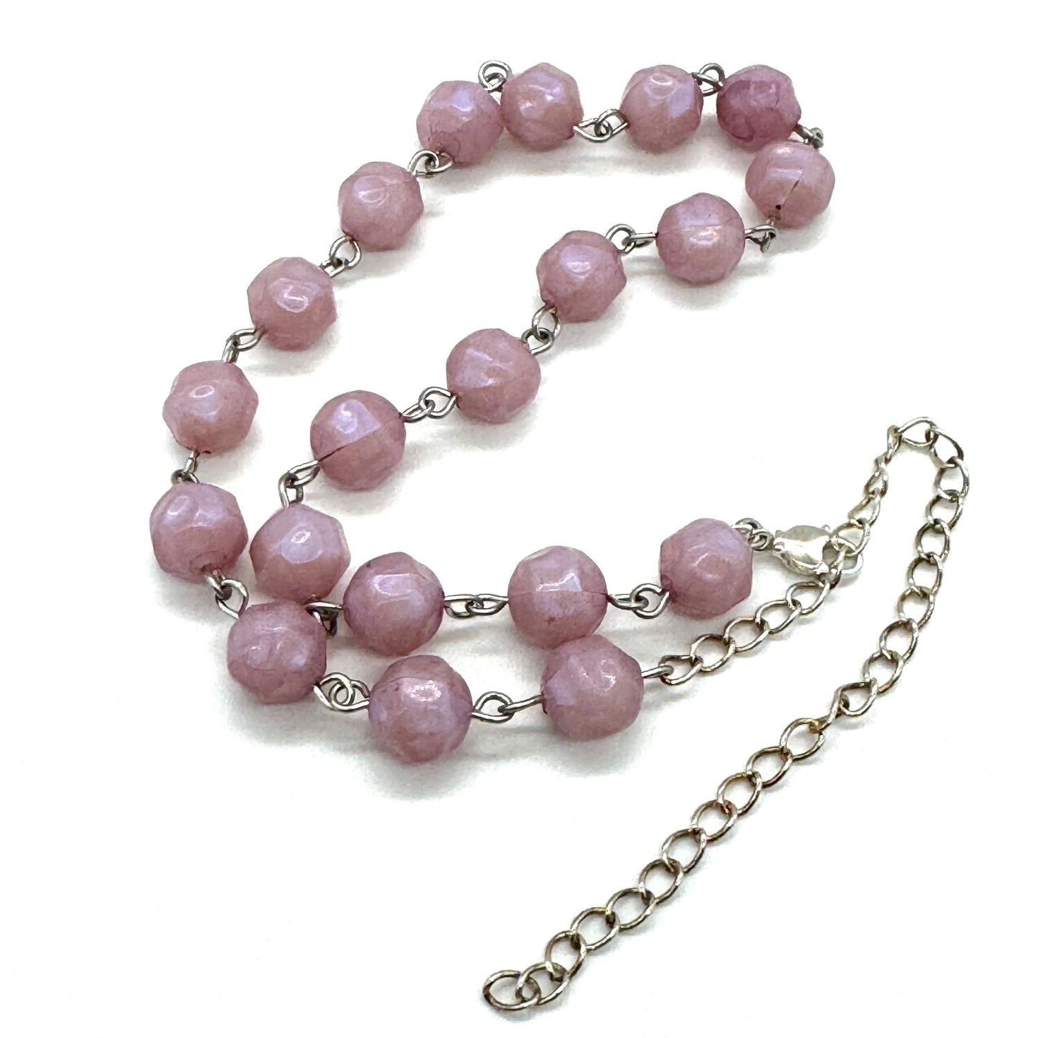 Dusty Petal Luster Amelia Necklace