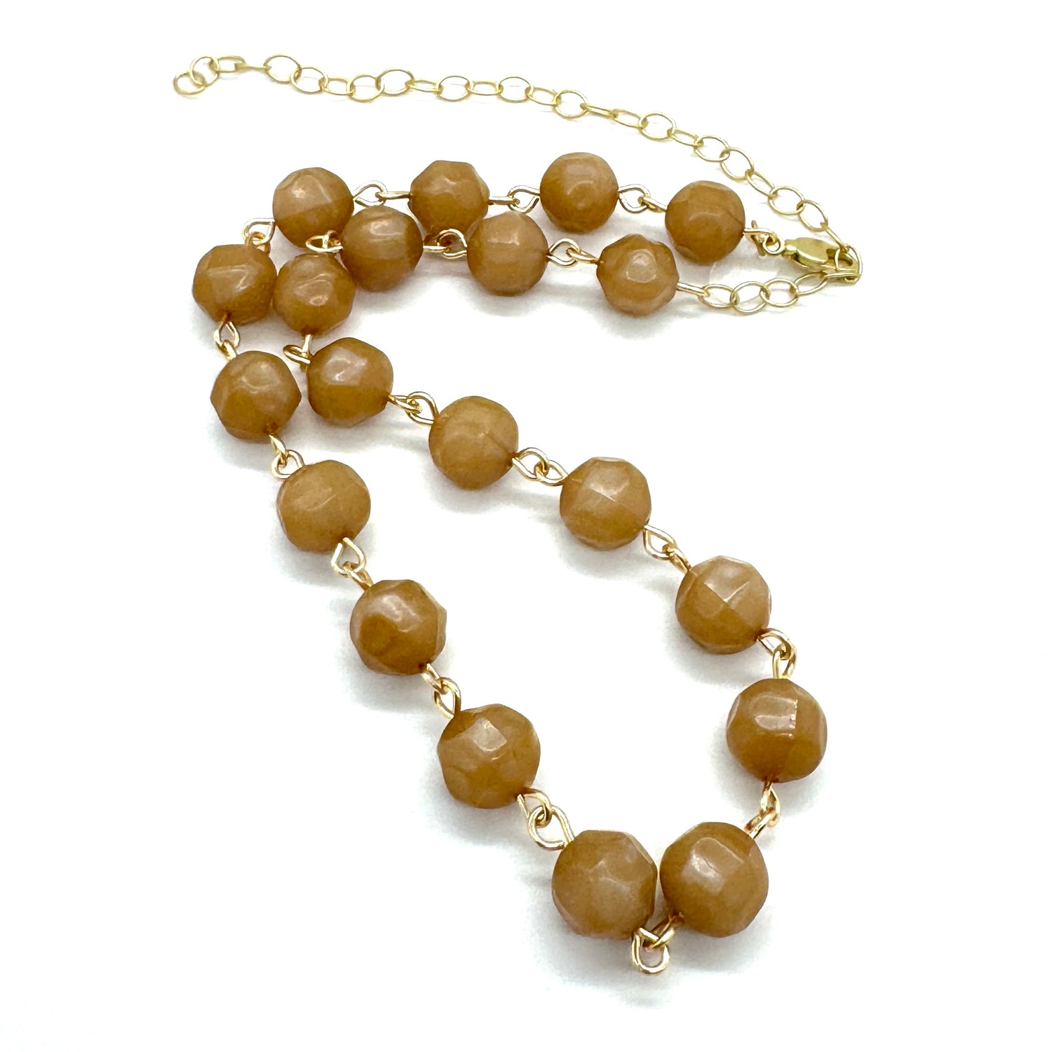 Dusty Petal Luster Amelia Necklace