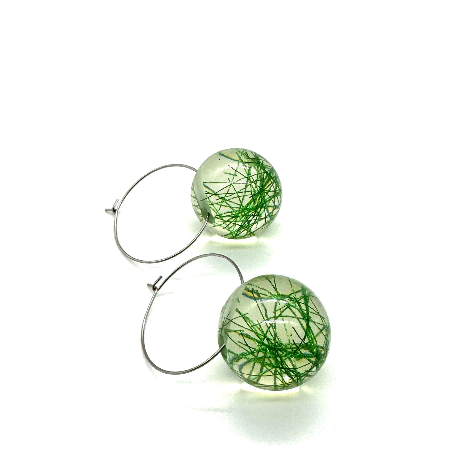 Confetti Orb Hoop Earrings