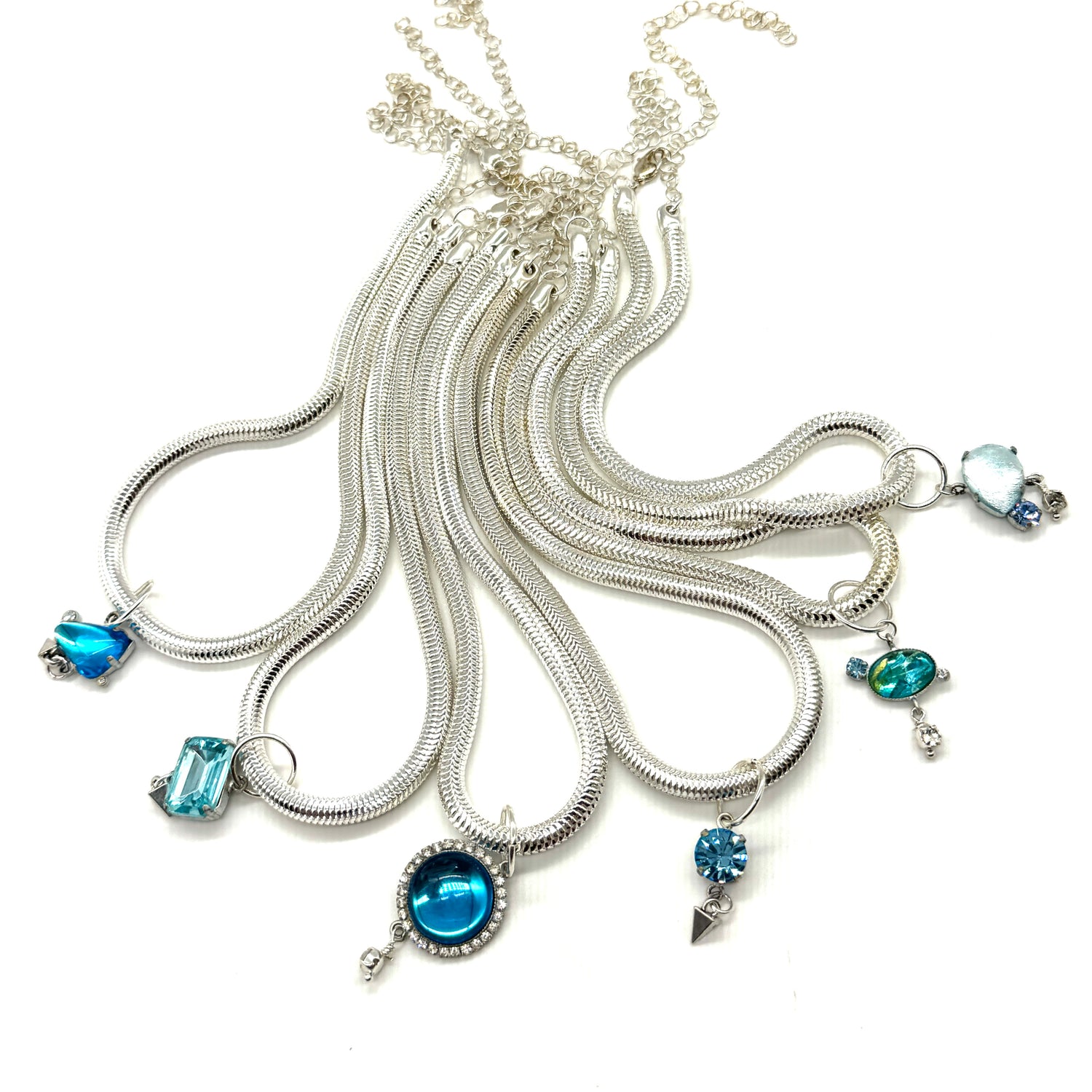 Silver Medusa Necklace