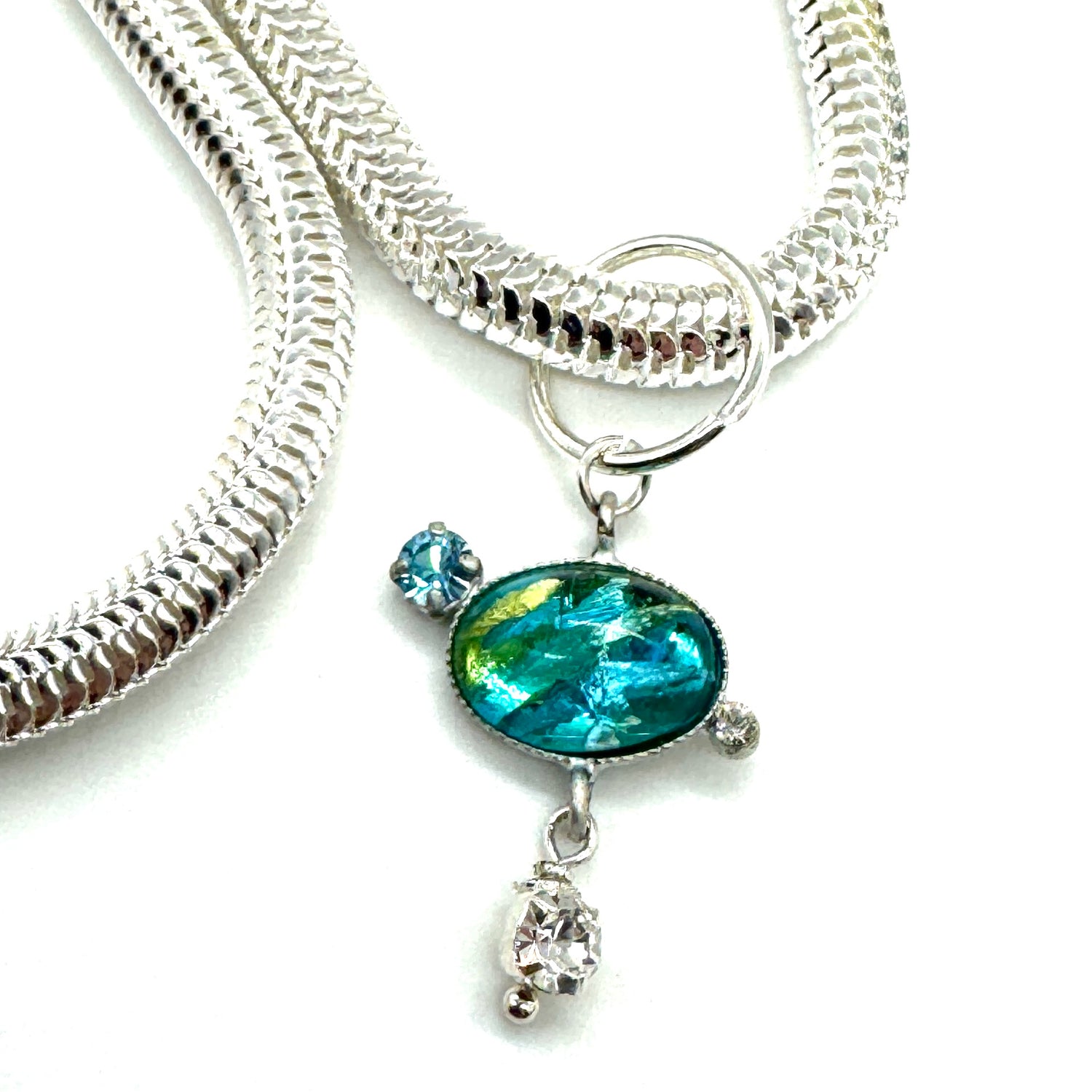 Silver Medusa Necklace