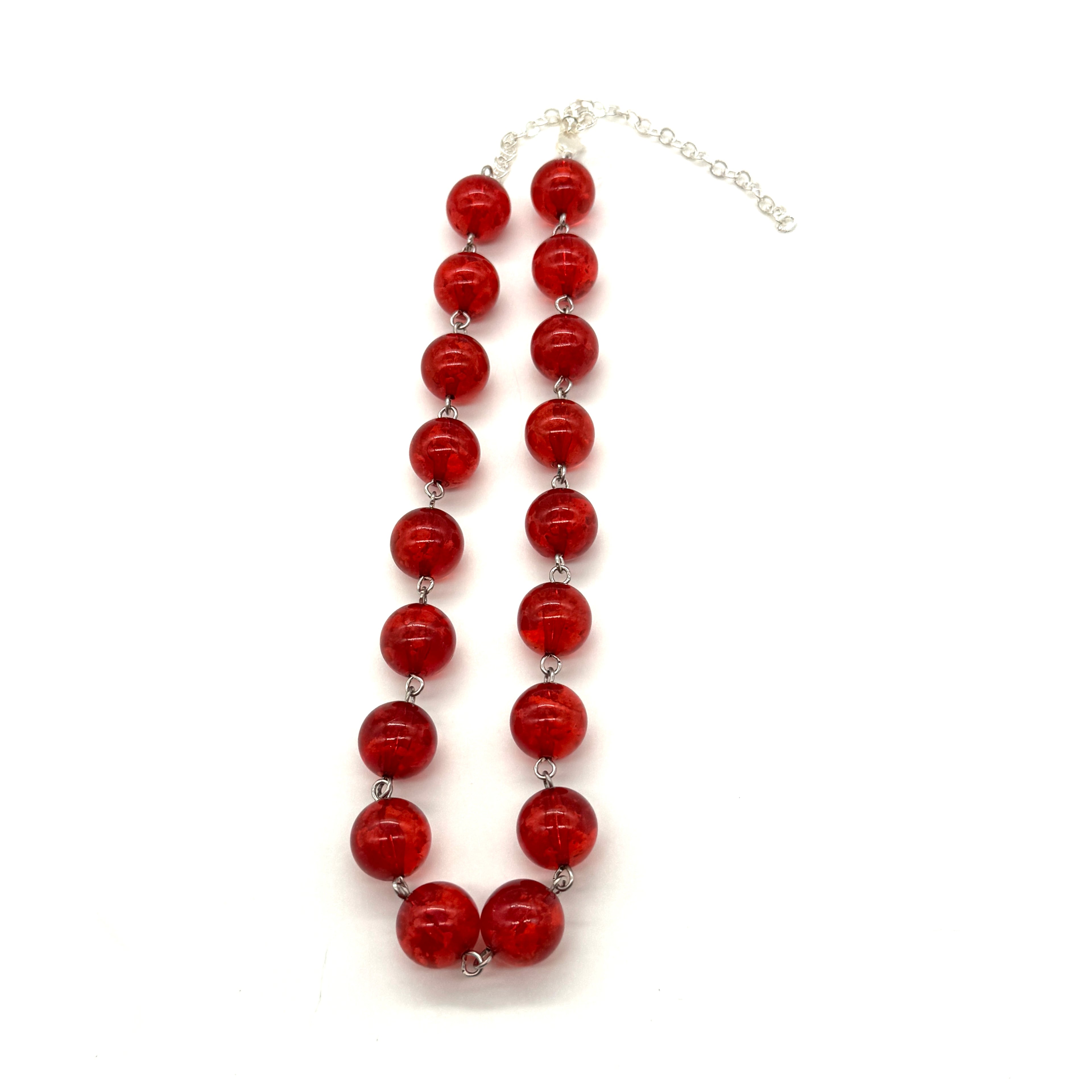 Red Berry Confetti Amelia Necklace