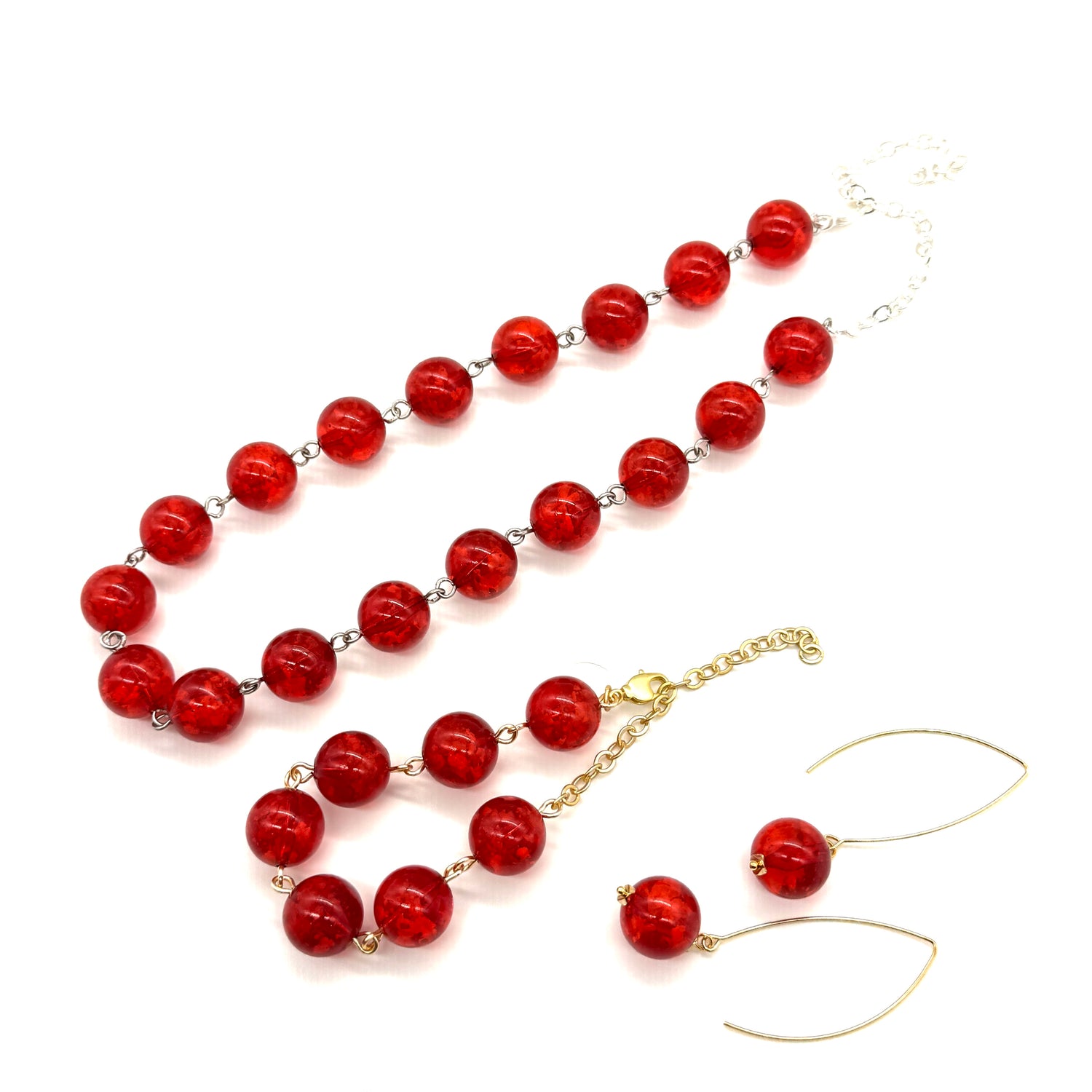 Red Berry Confetti Betsy Bracelet