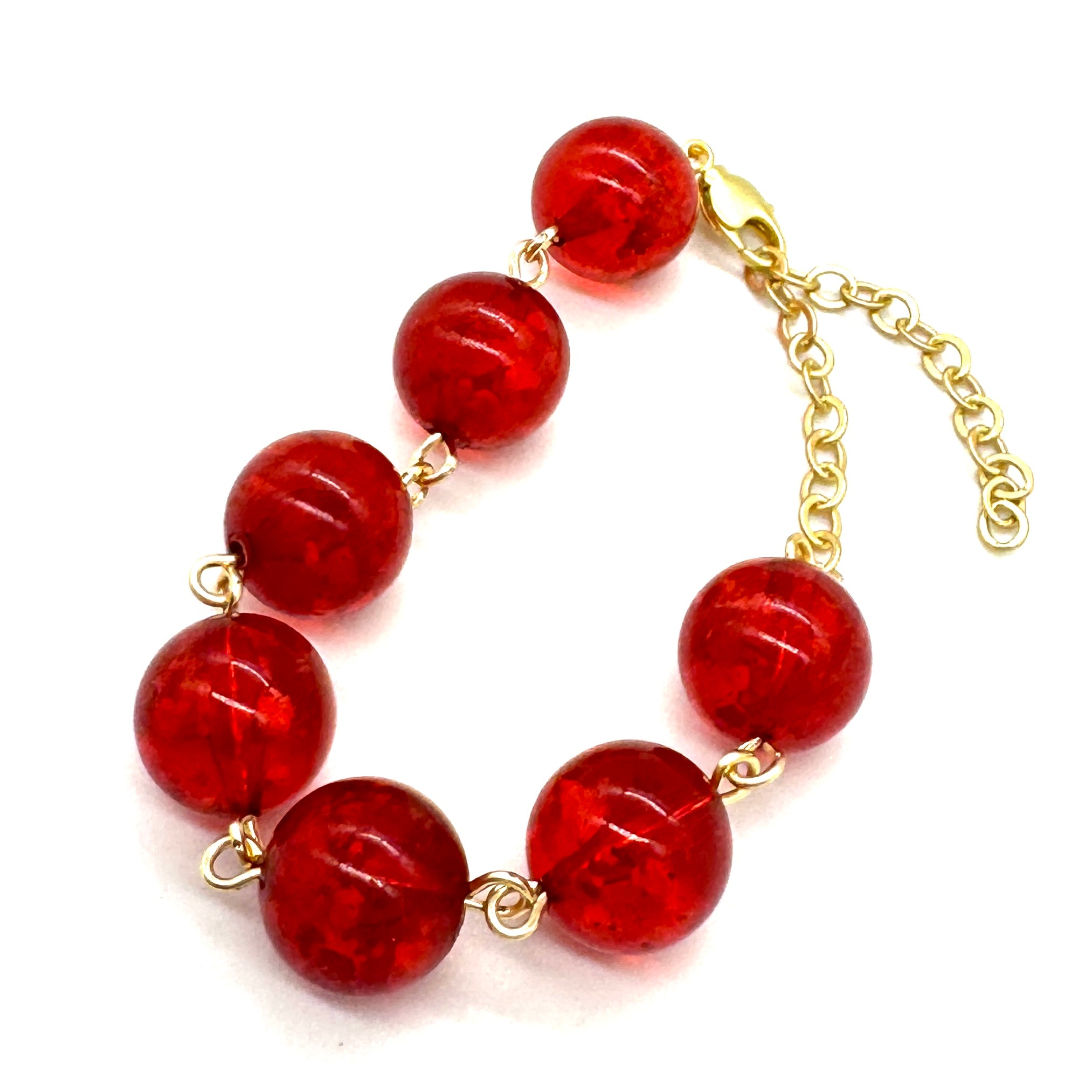 Red Berry Confetti Betsy Bracelet