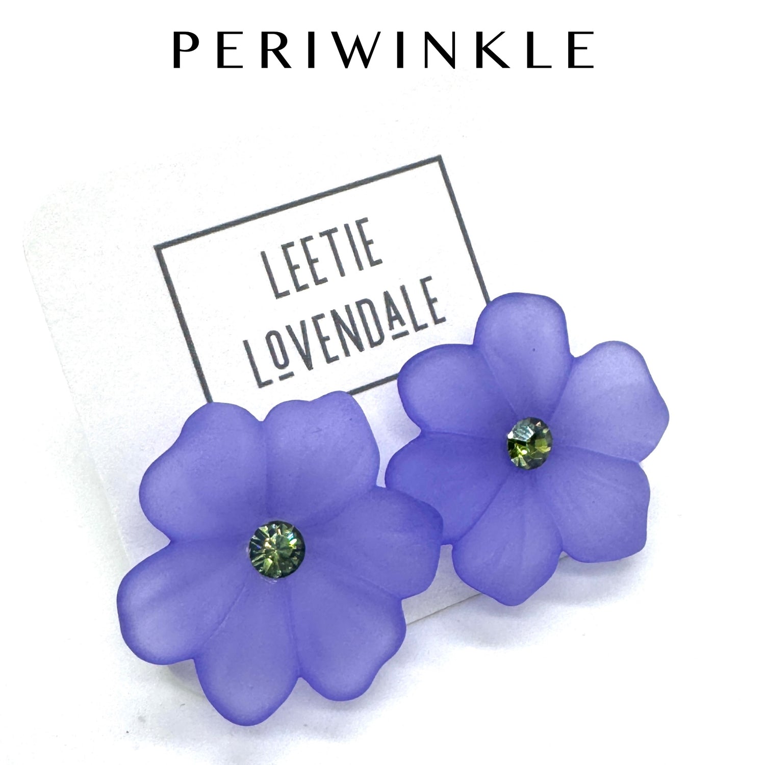 Jumbo Crystal Bloom Stud Earrings