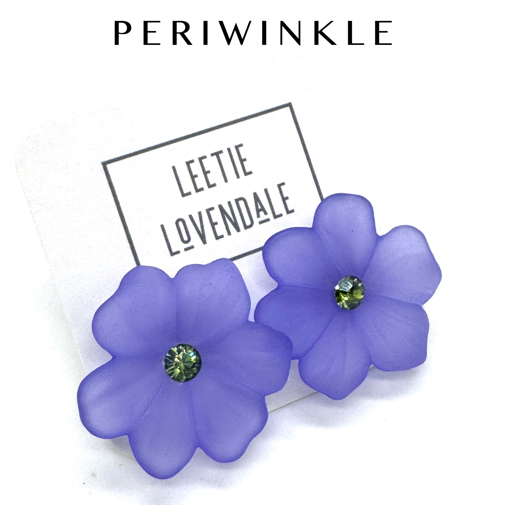 Jumbo Crystal Bloom Stud Earrings